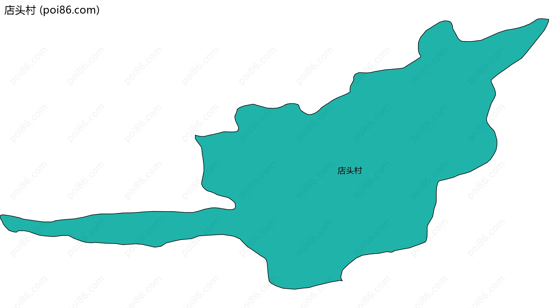店头村边界地图