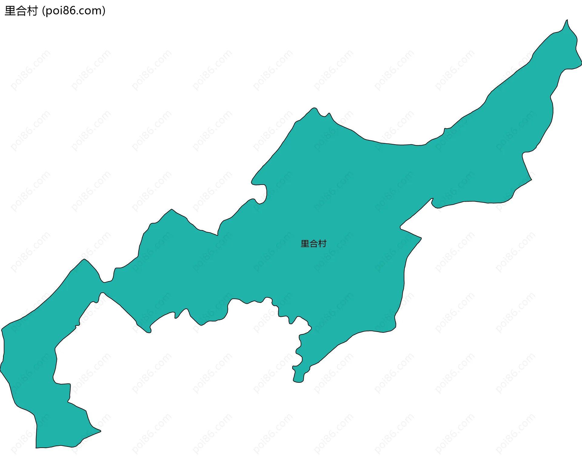 里合村边界地图