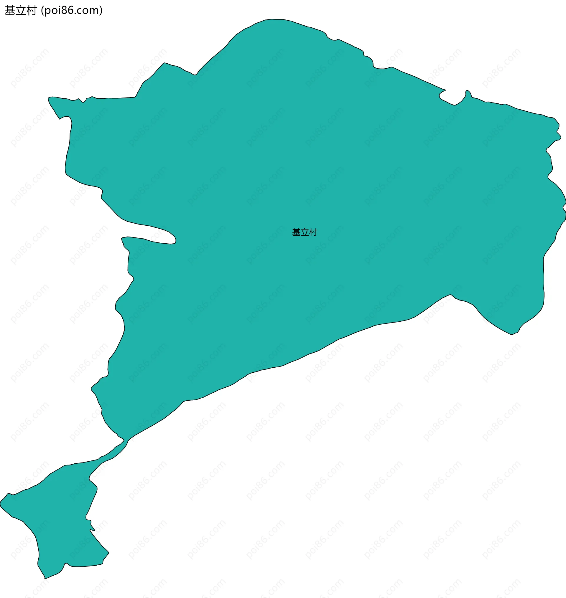 基立村边界地图