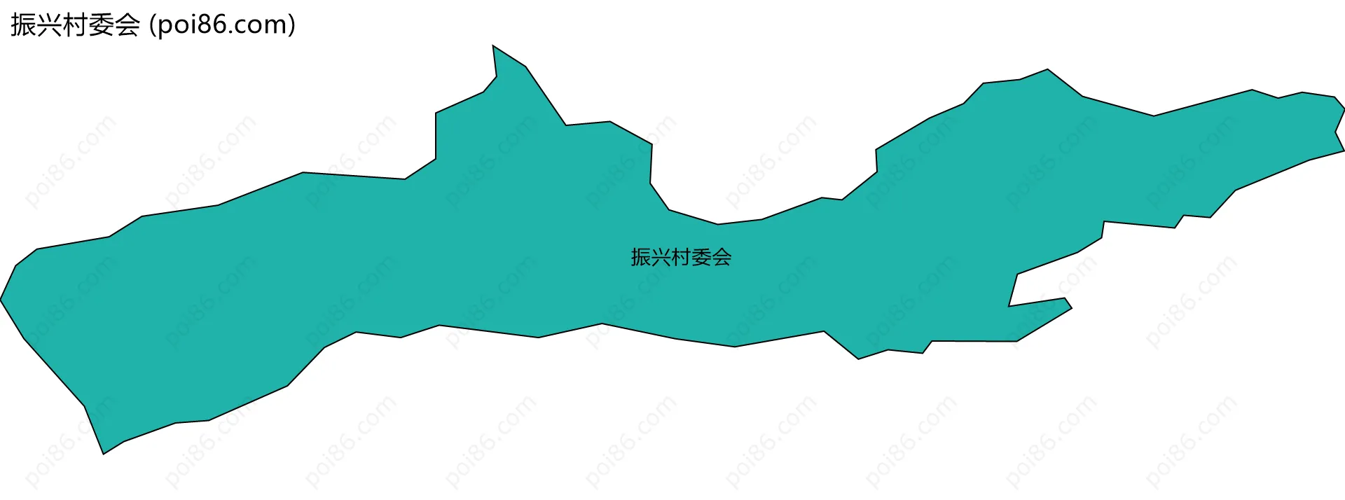 振兴村委会边界地图