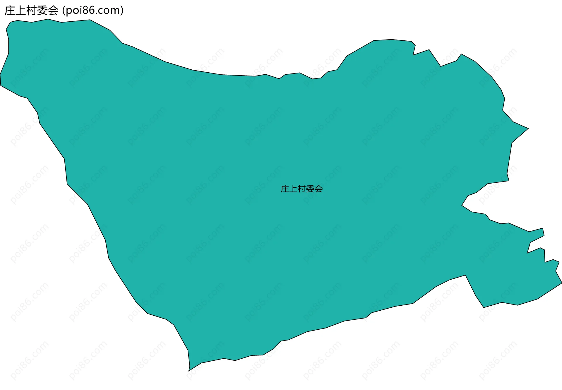 庄上村委会边界地图