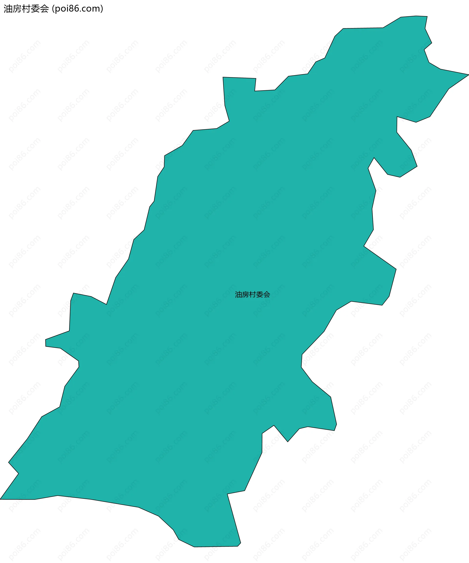 油房村委会边界地图