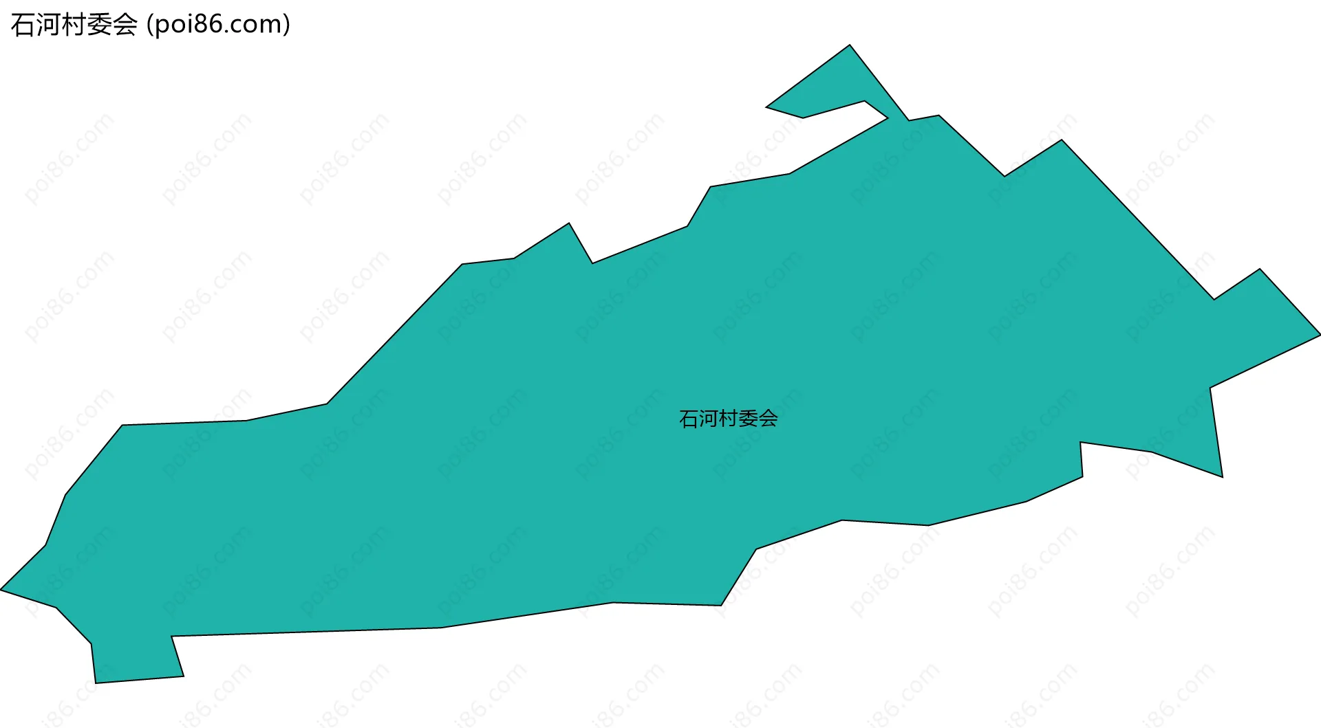 石河村委会边界地图