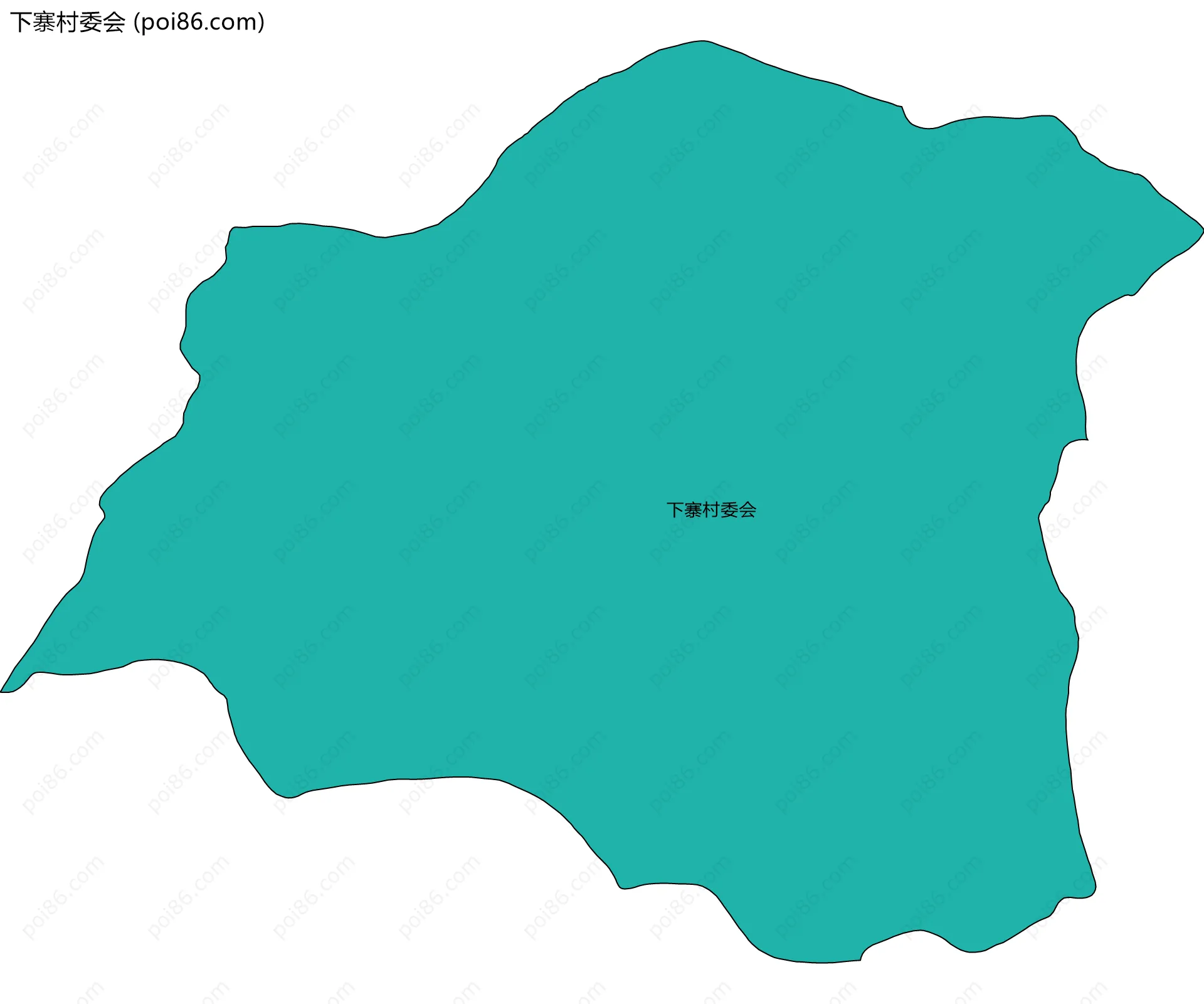 下寨村委会边界地图