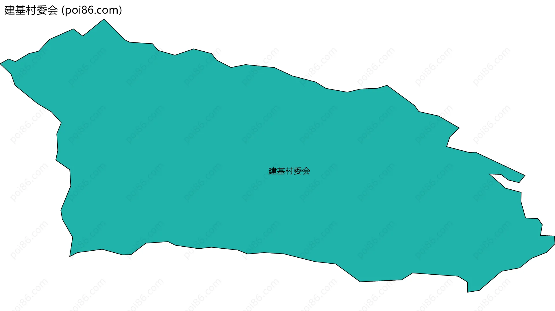 建基村委会边界地图