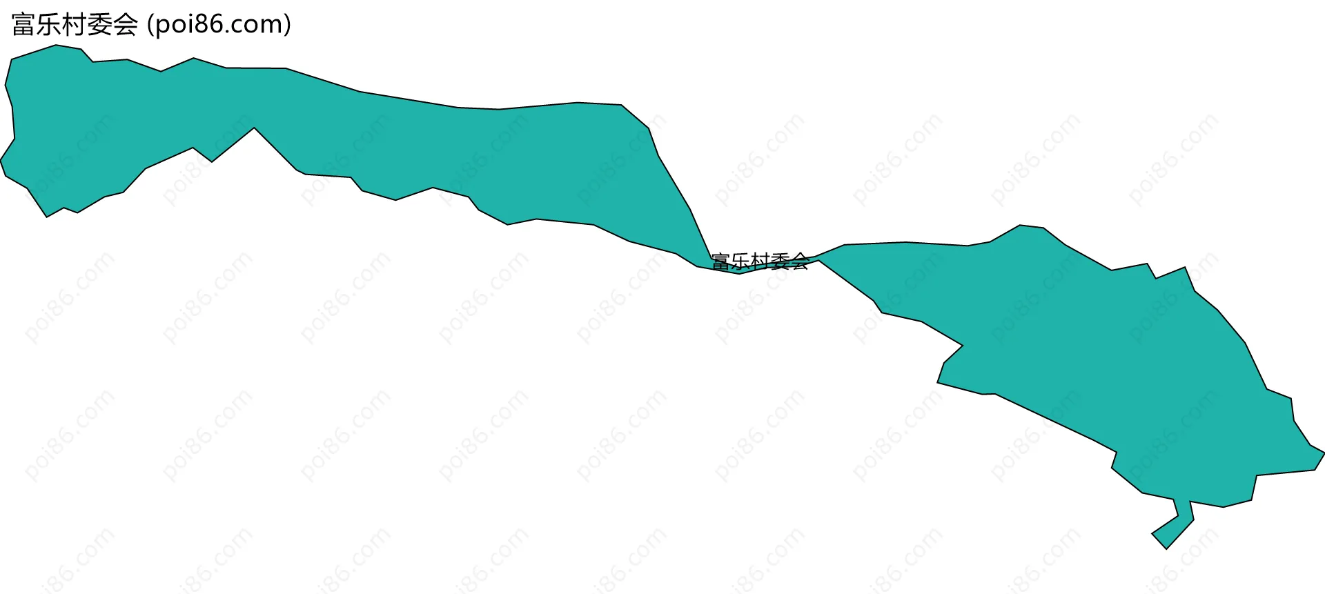 富乐村委会边界地图