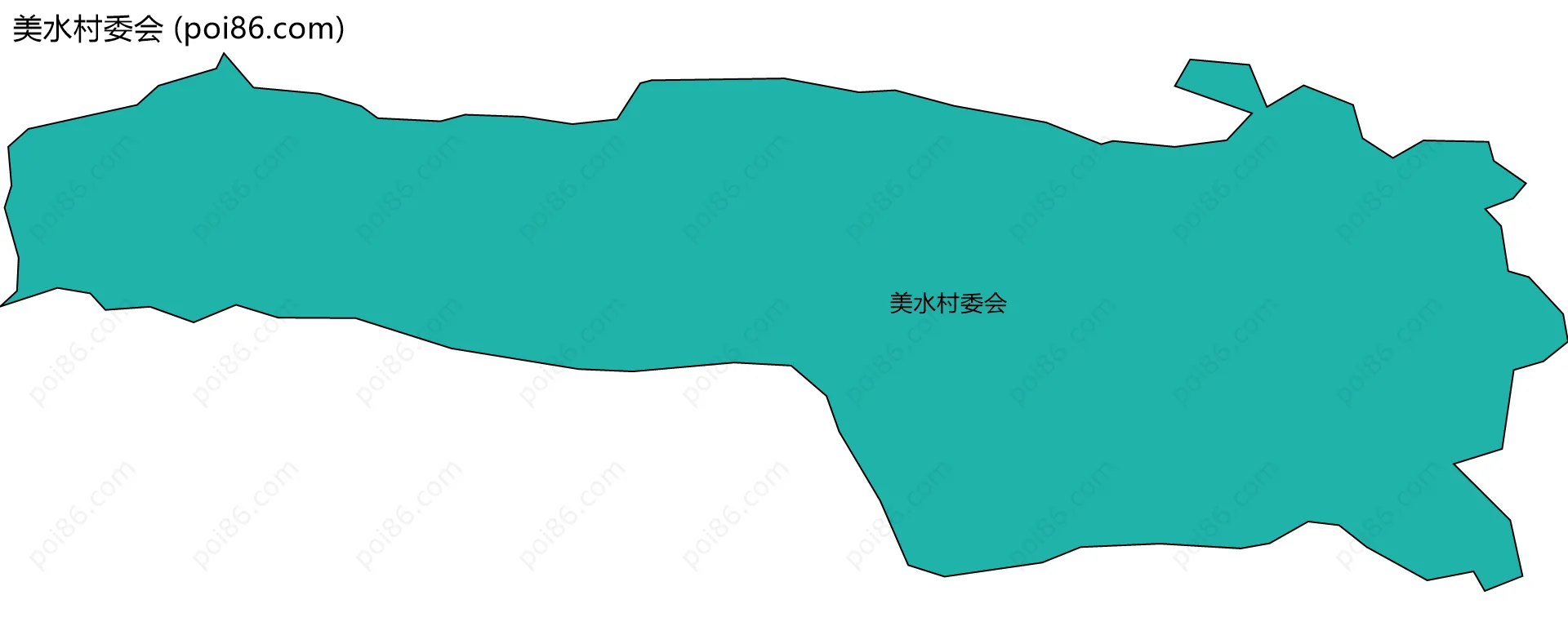 美水村委会边界地图