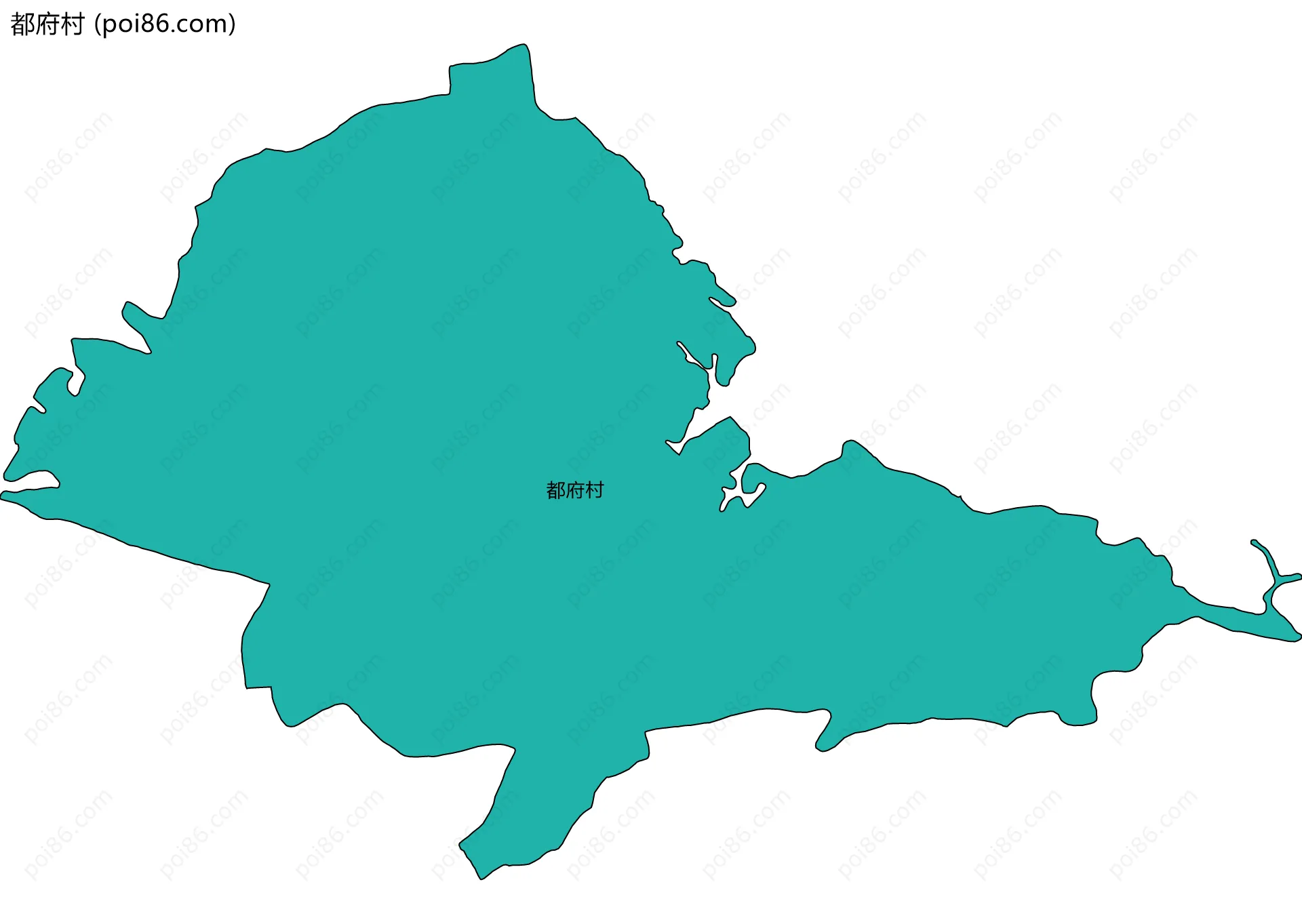 都府村边界地图