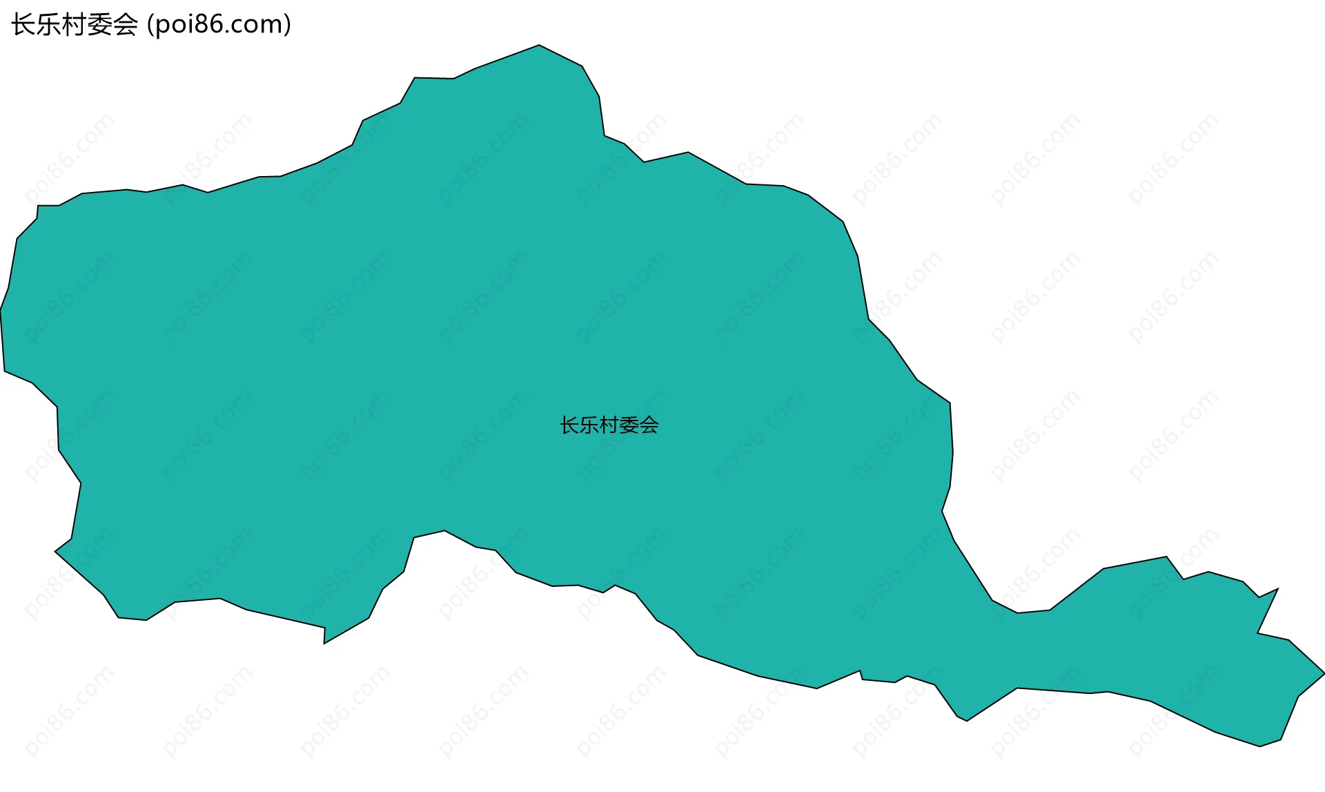 长乐村委会边界地图