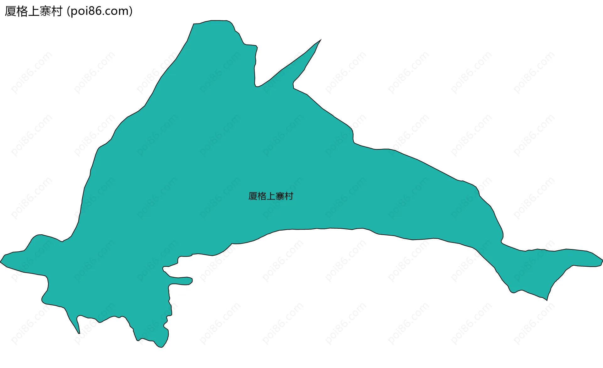 厦格上寨村边界地图