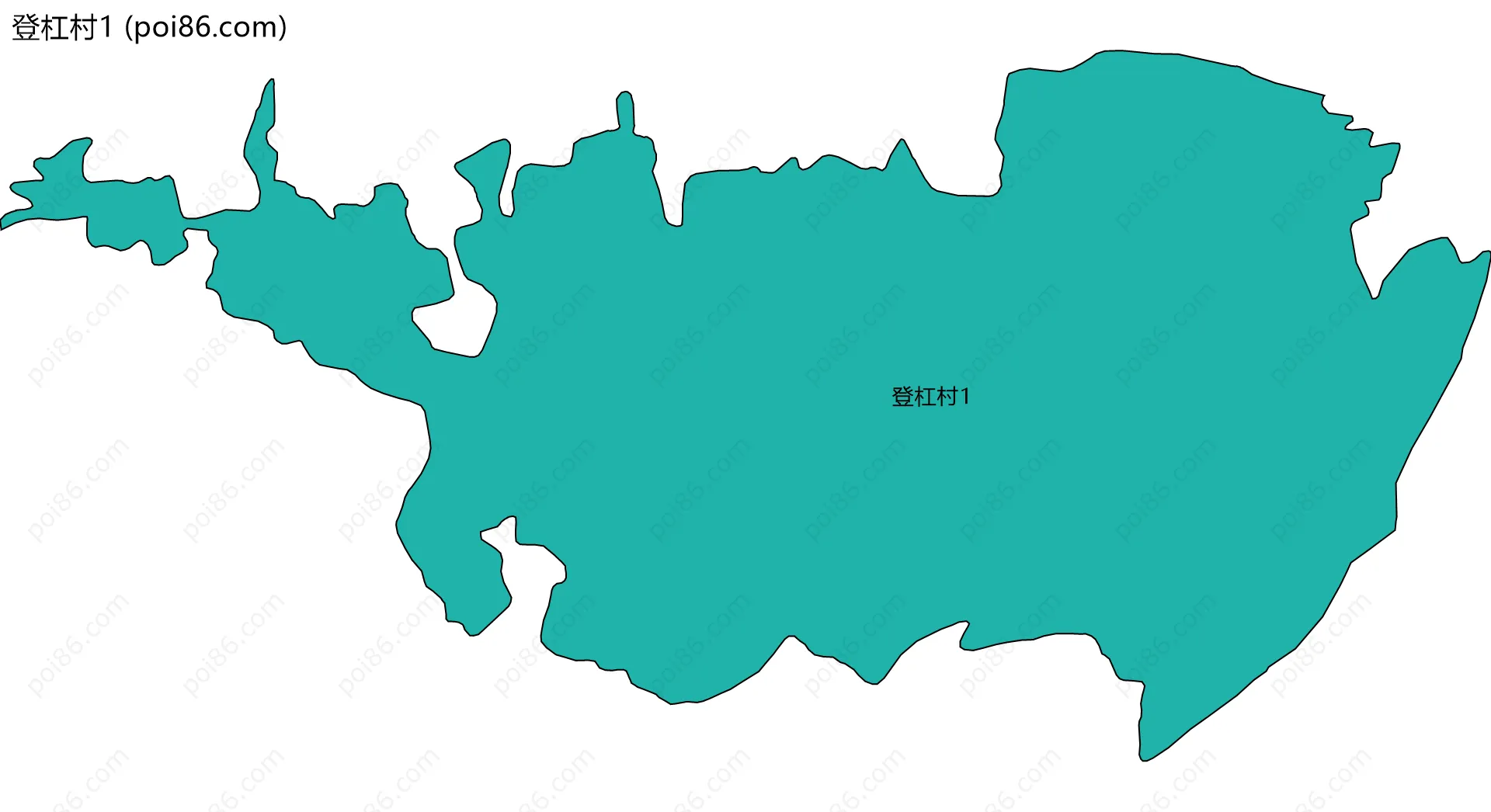 登杠村1边界地图