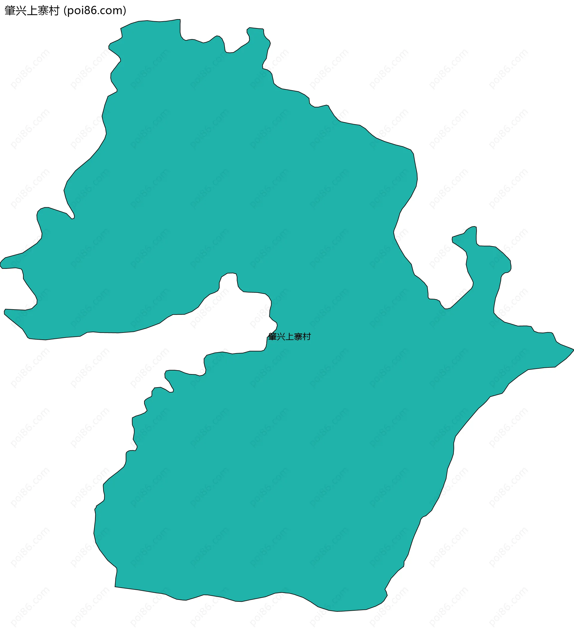 肇兴上寨村边界地图