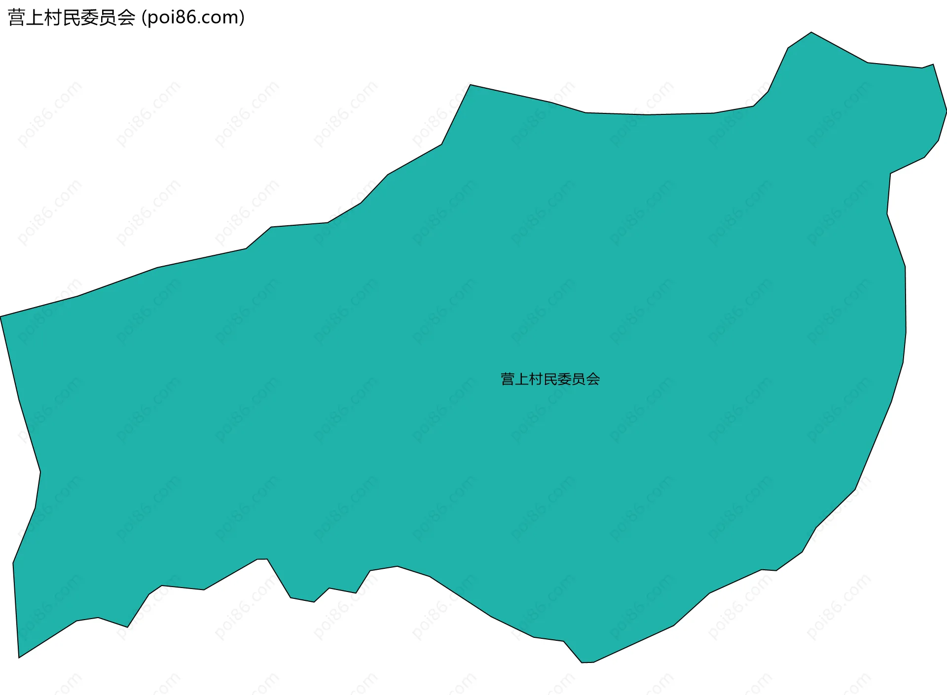 营上村民委员会边界地图