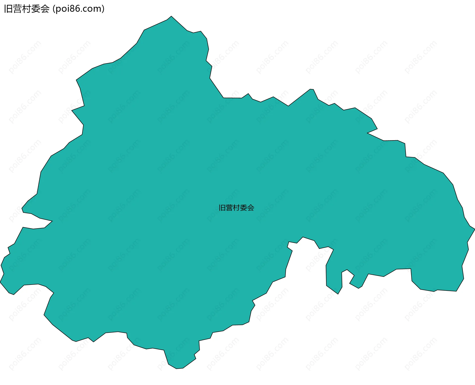 旧营村委会边界地图