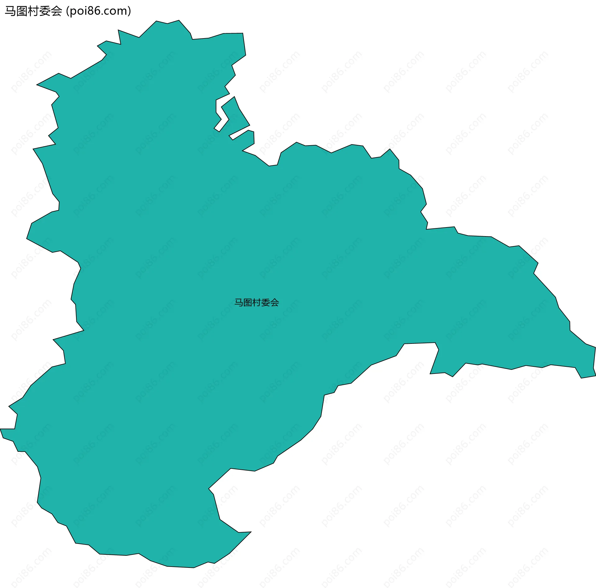 马图村委会边界地图