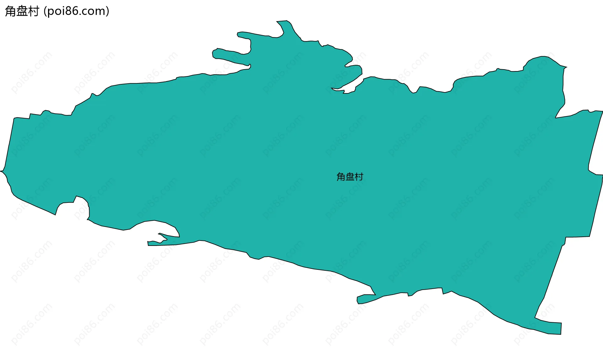 角盘村边界地图