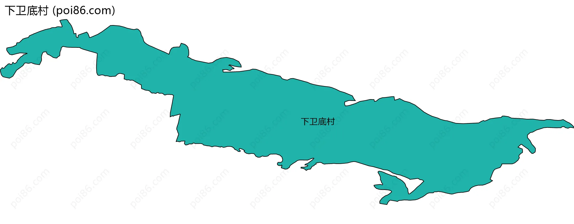 下卫底村边界地图