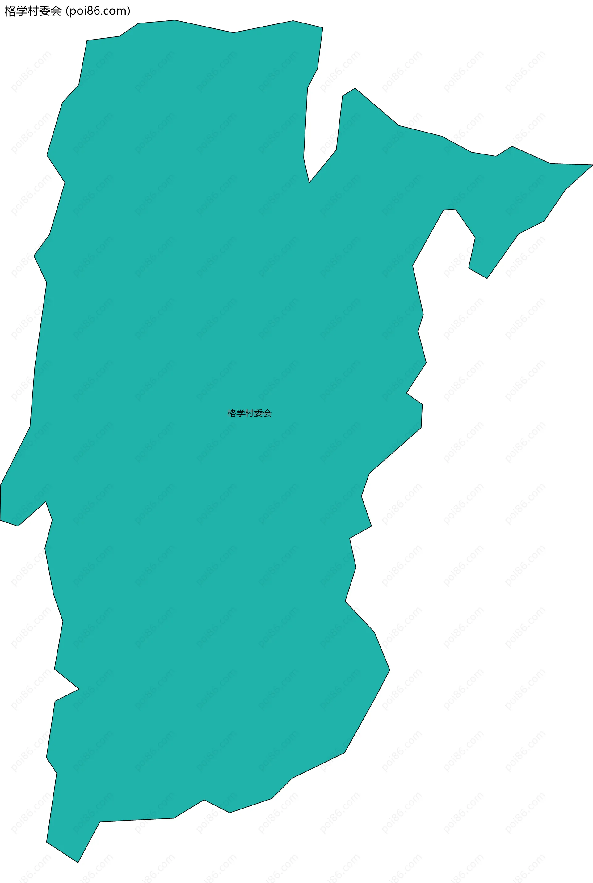 格学村委会边界地图