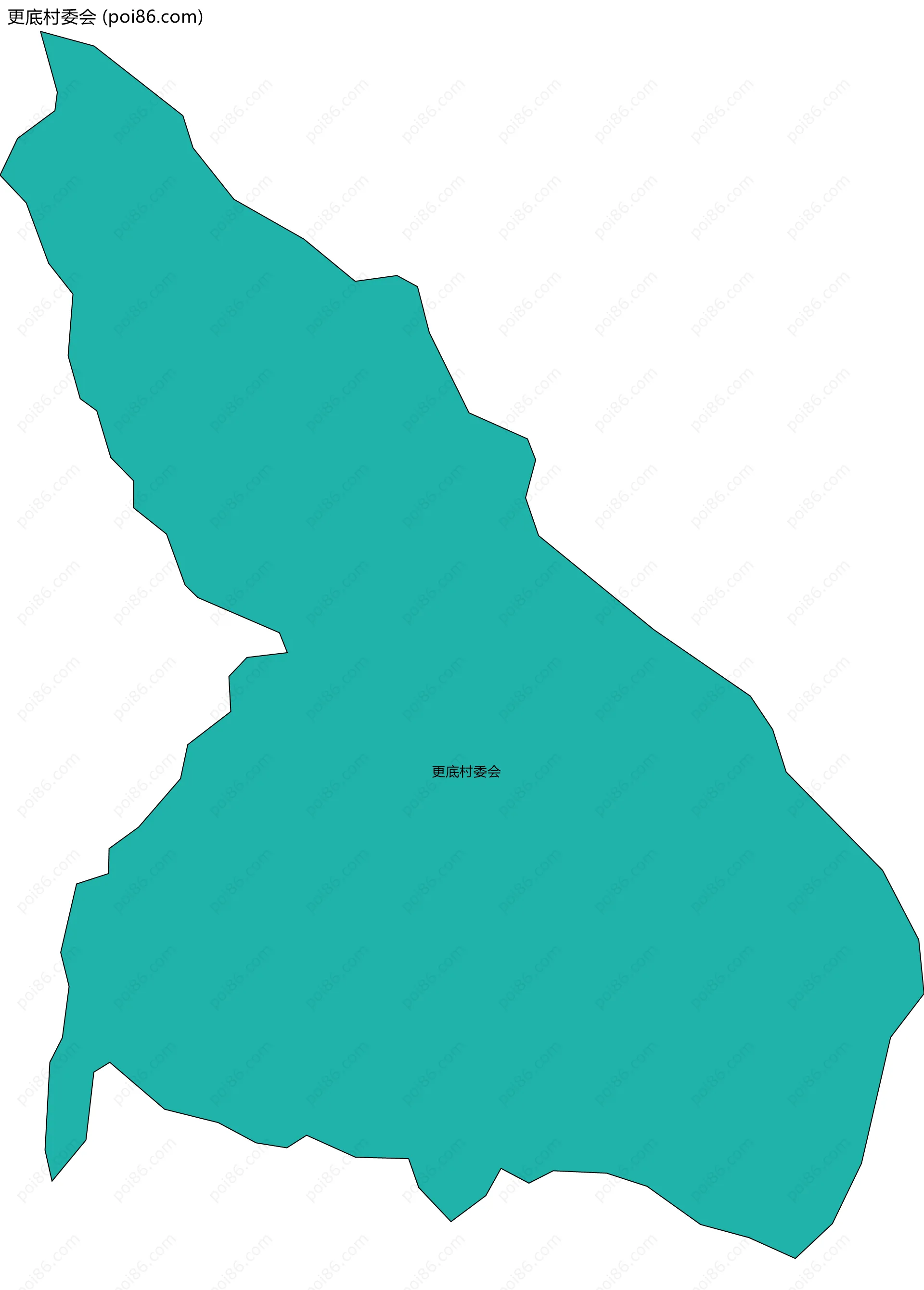 更底村委会边界地图