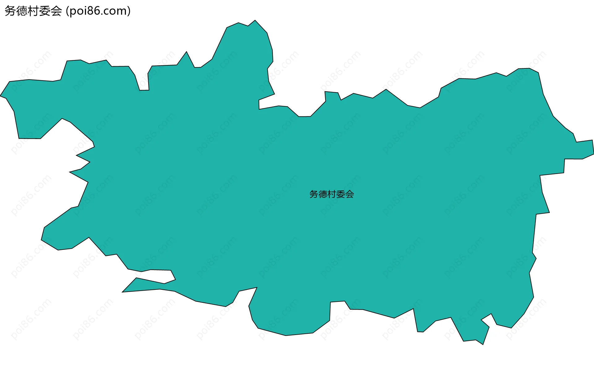 务德村委会边界地图