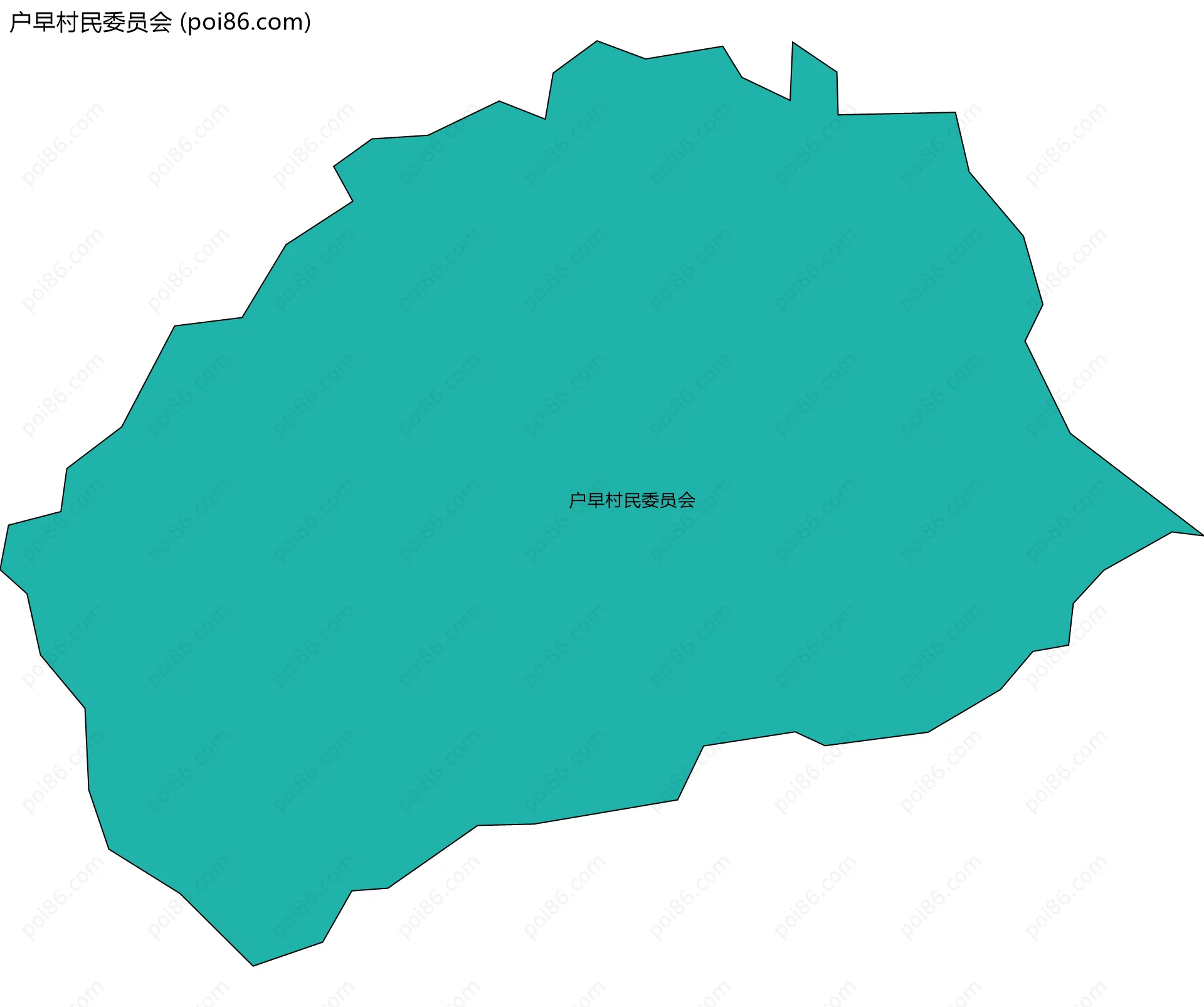 户早村民委员会边界地图