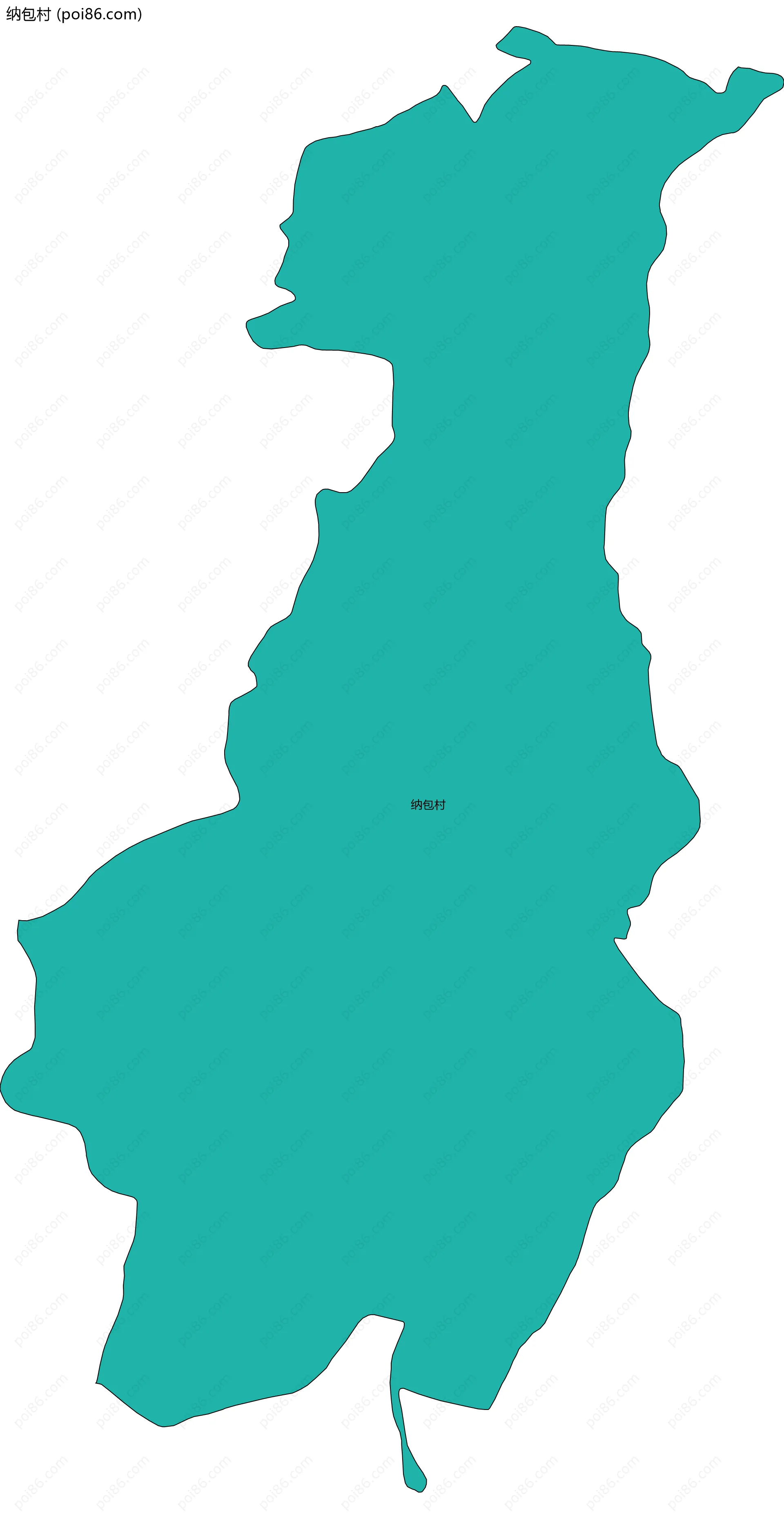 纳包村边界地图