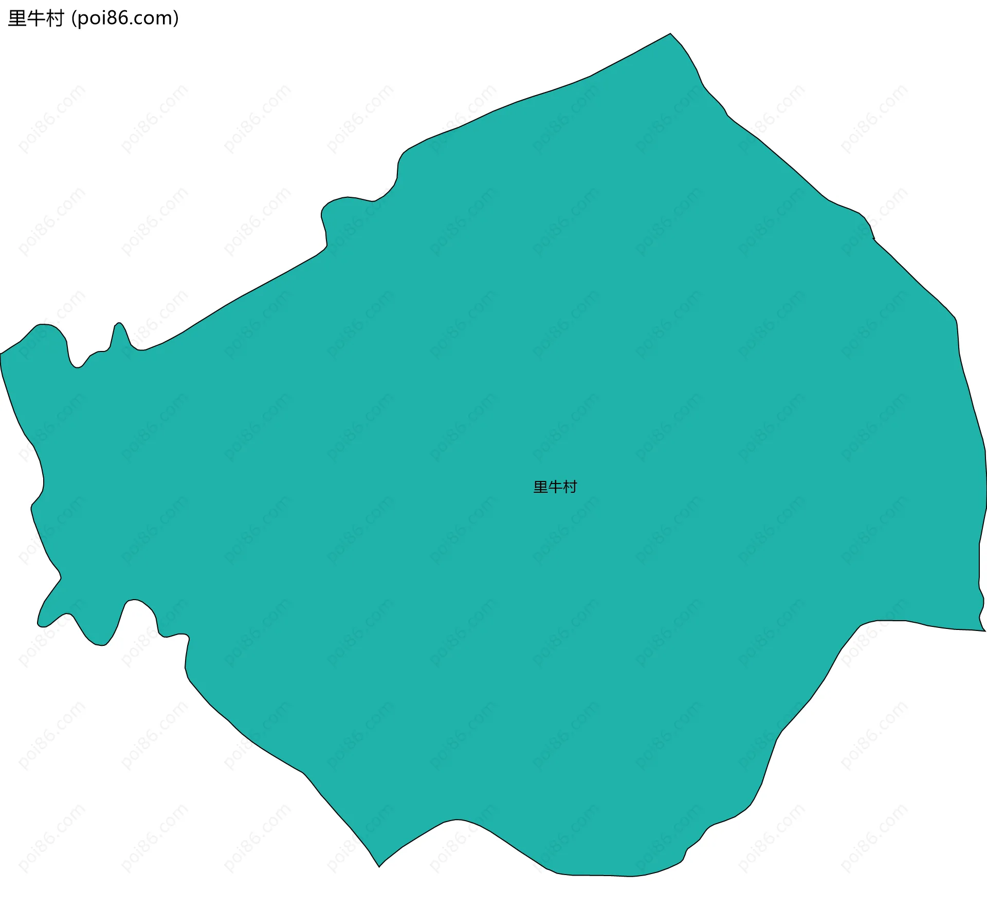里牛村边界地图