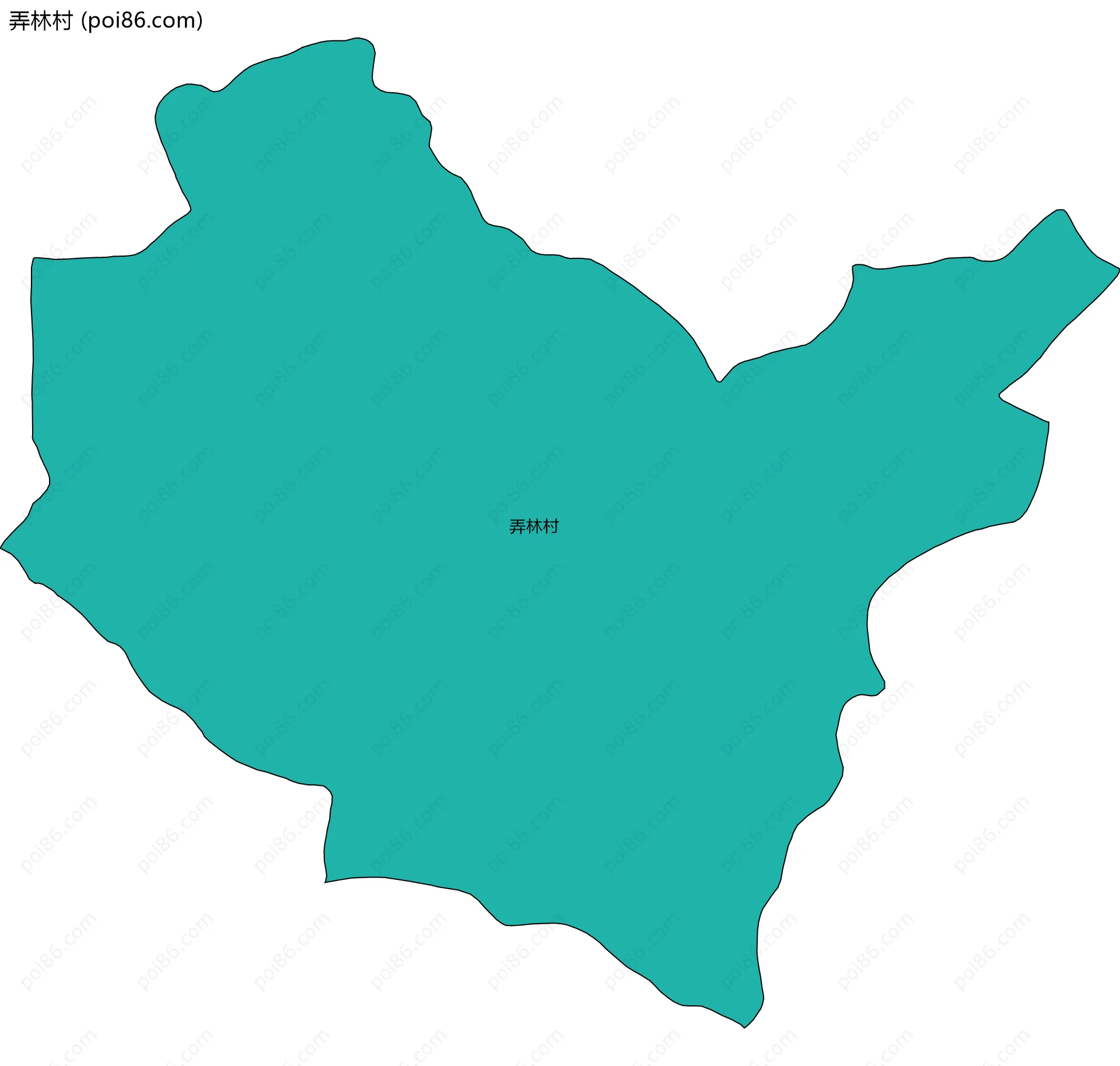 弄林村边界地图