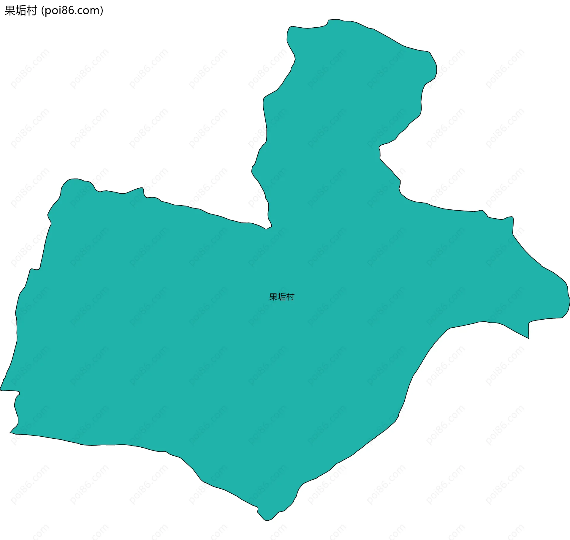 果垢村边界地图