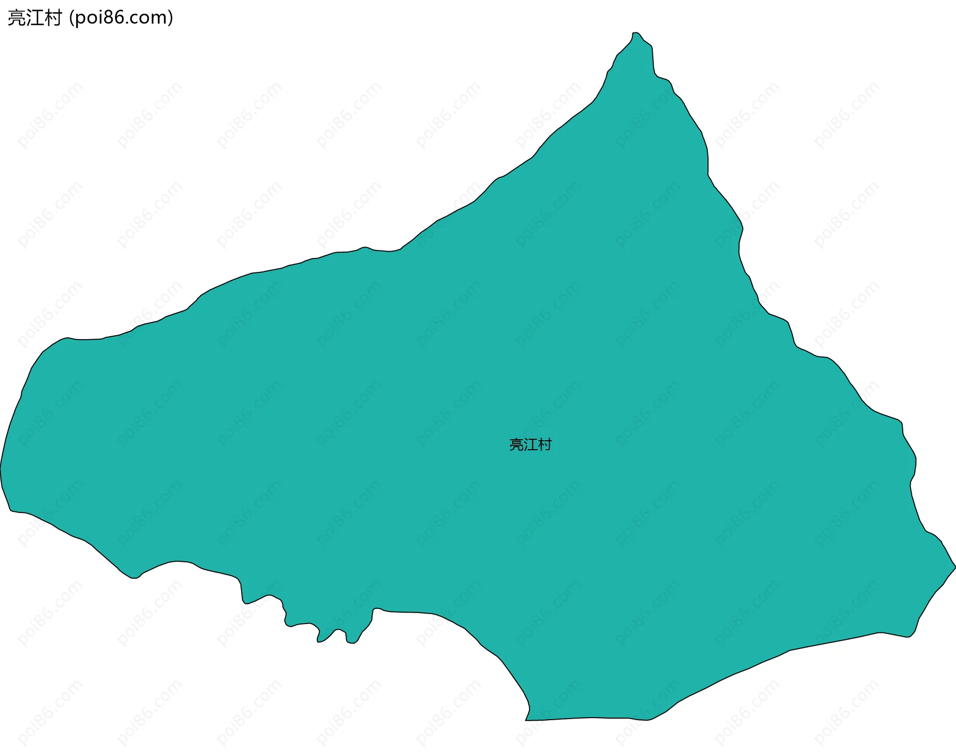 亮江村边界地图