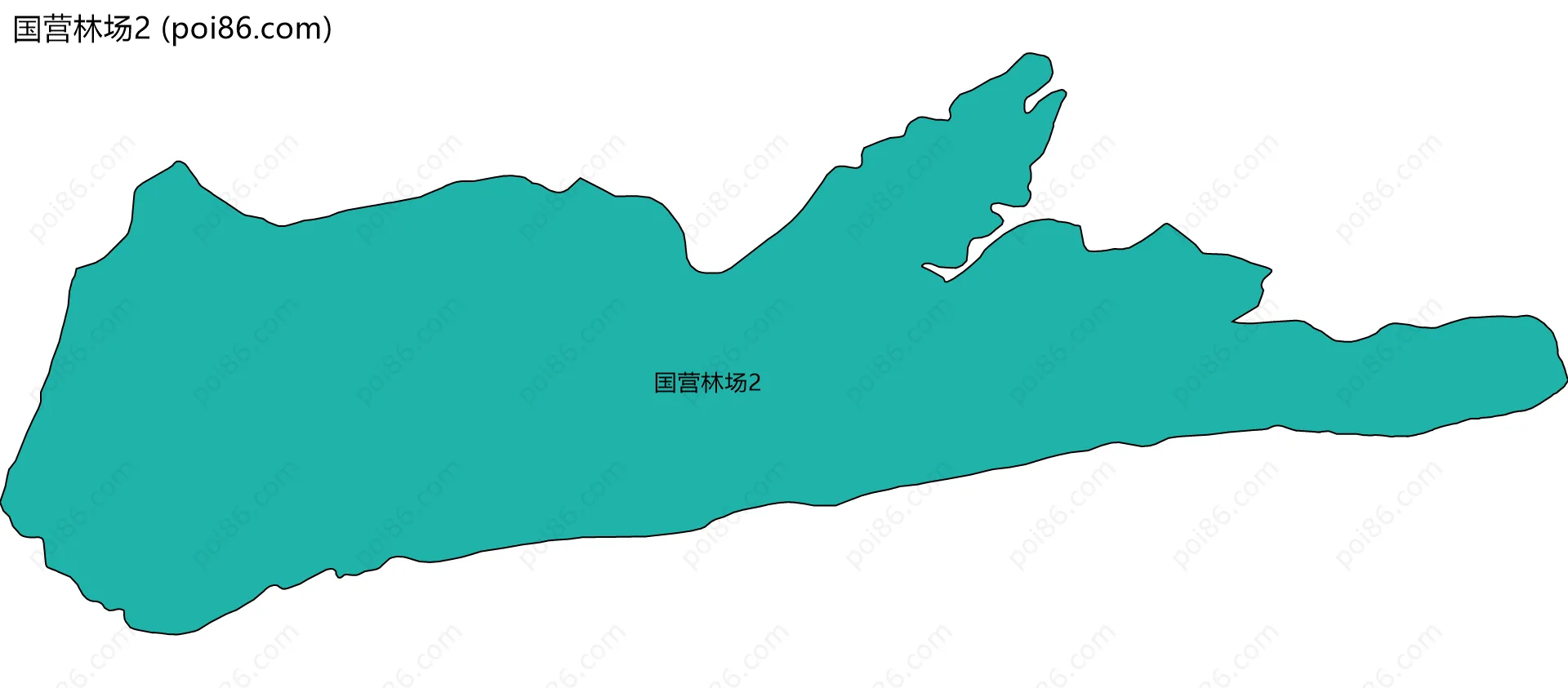 国营林场2边界地图