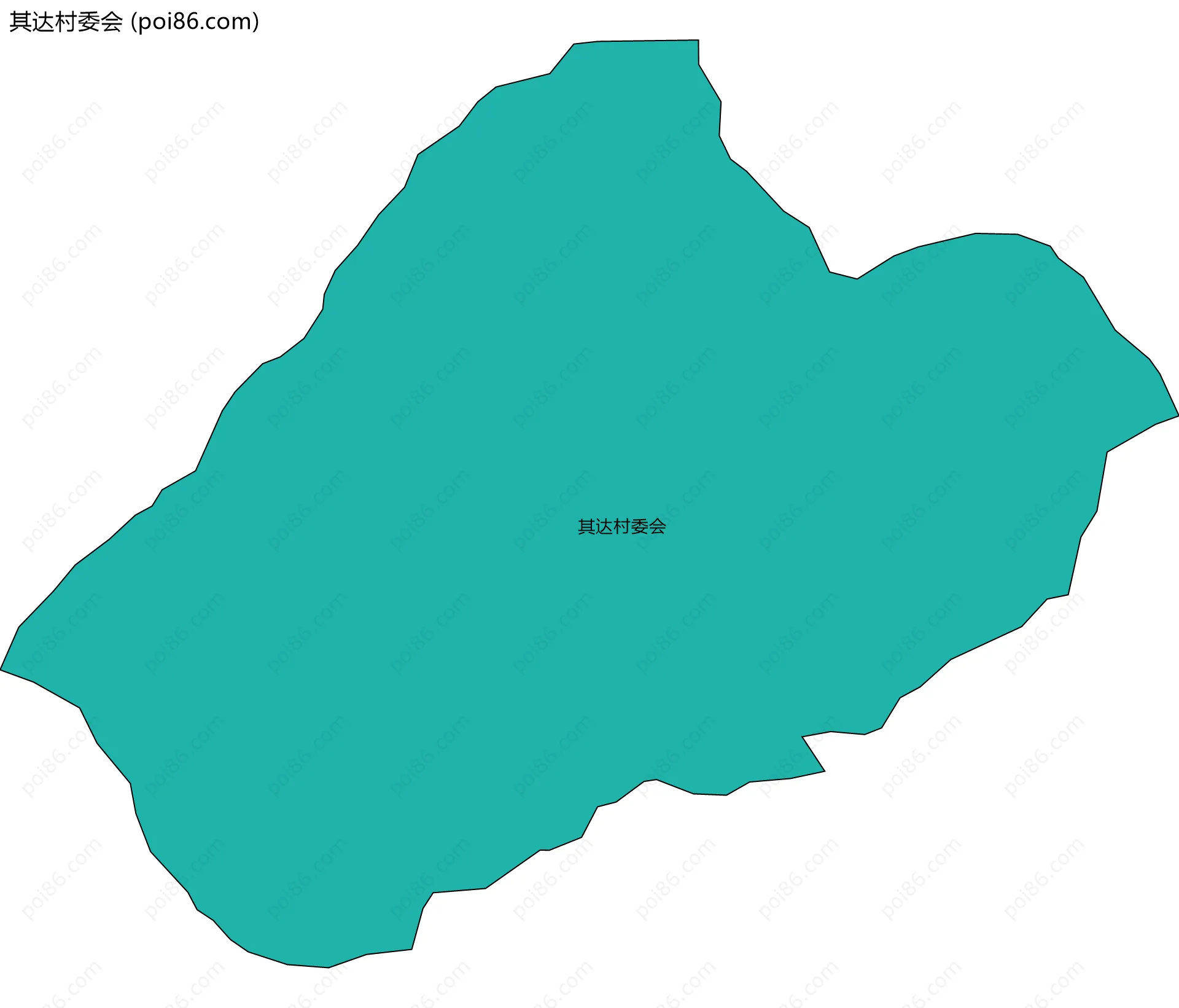 其达村委会边界地图