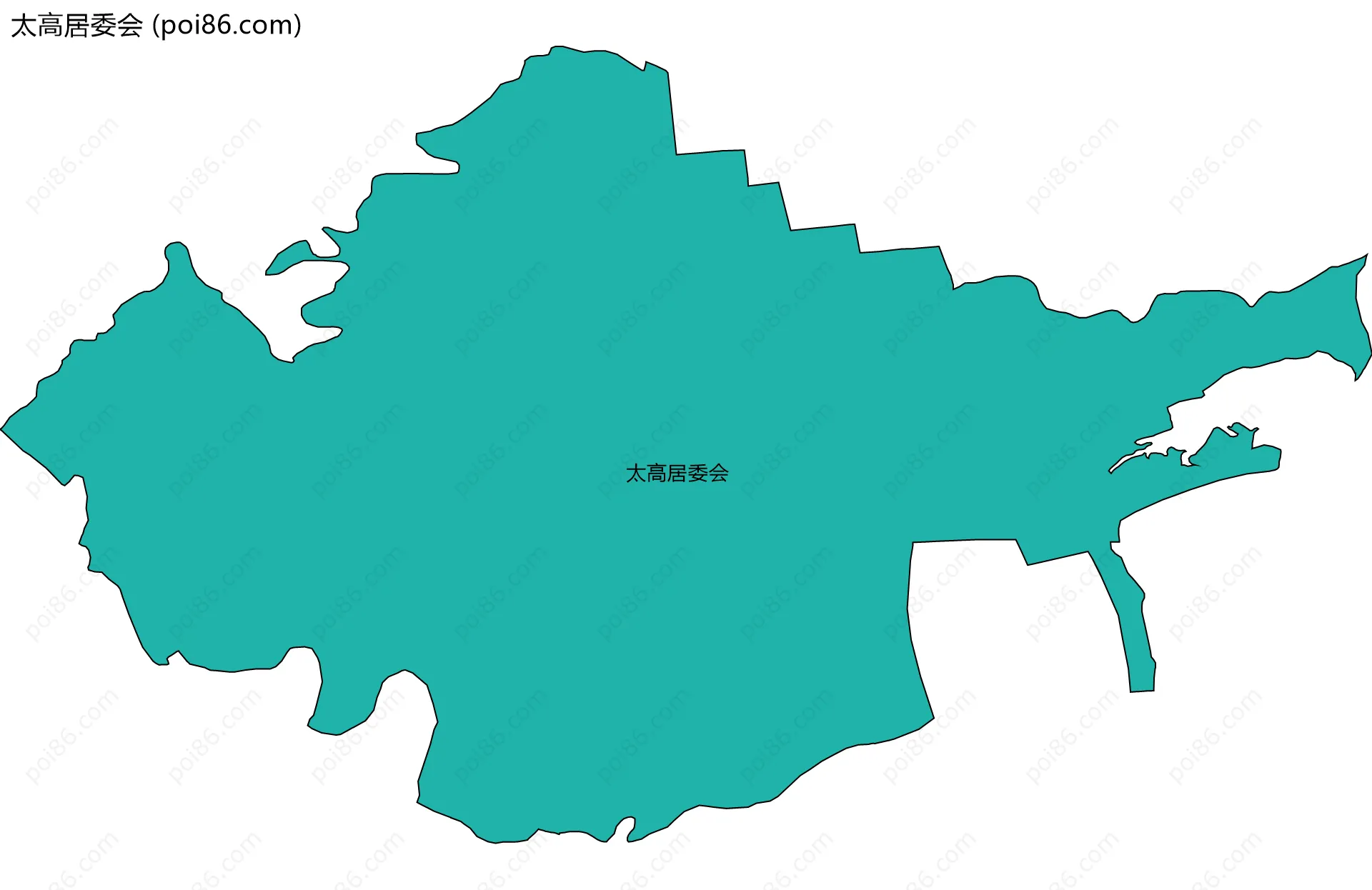 太高居委会边界地图