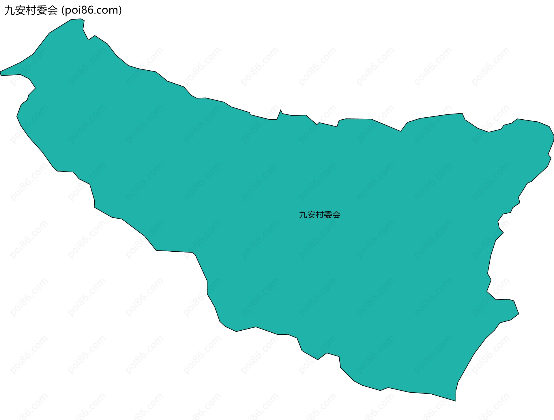 九安村委会边界地图