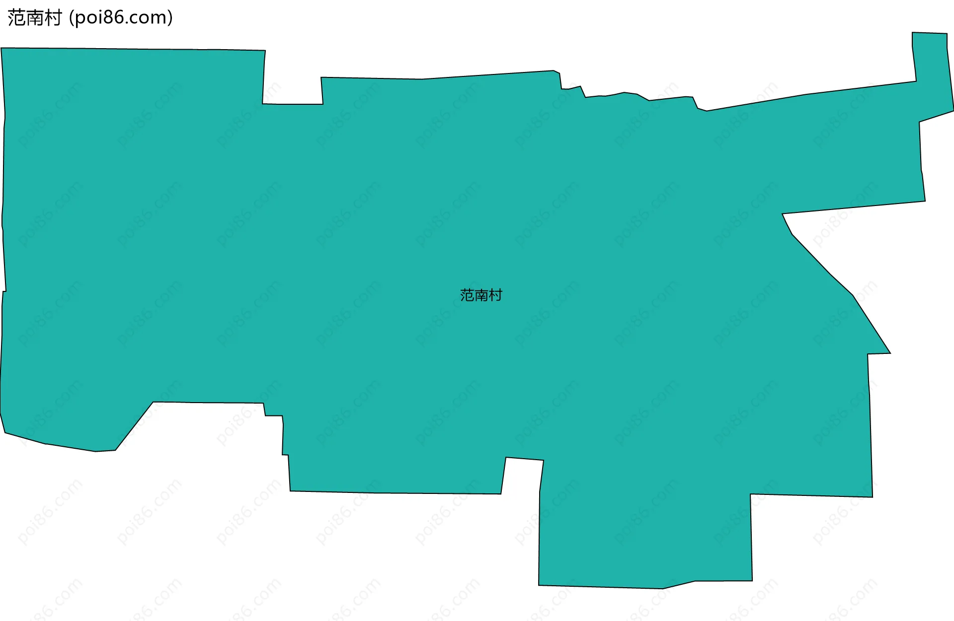 范南村边界地图