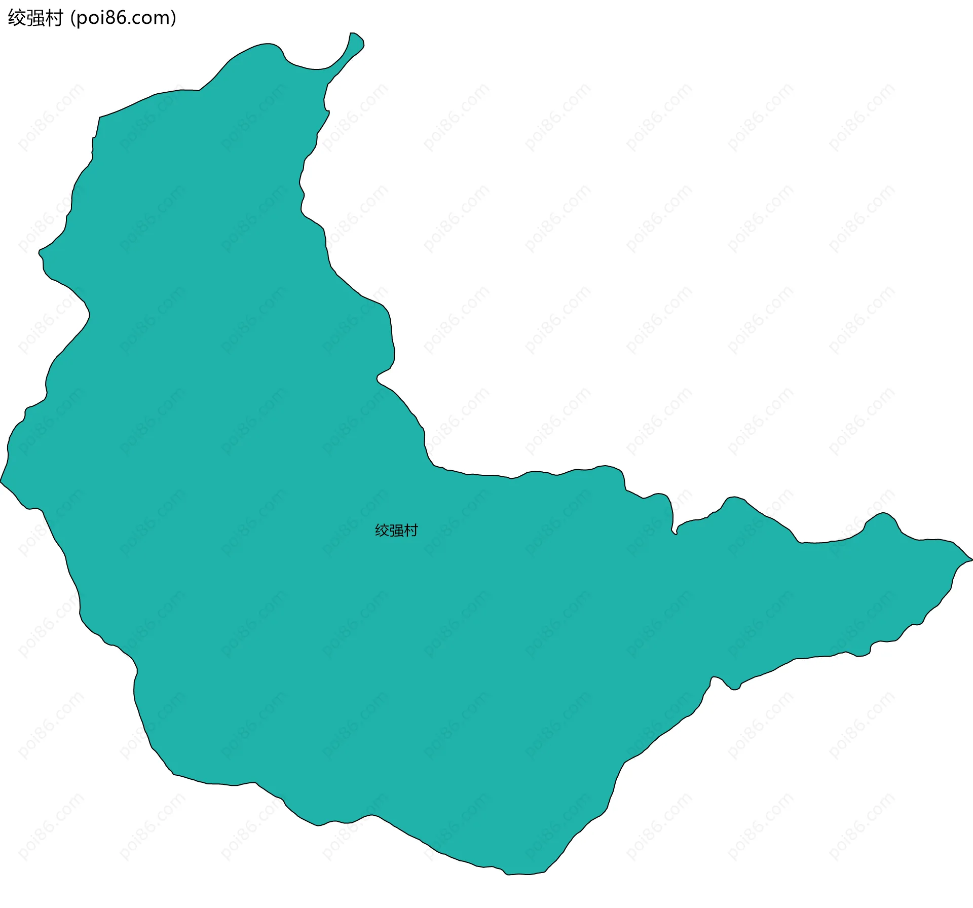 绞强村边界地图