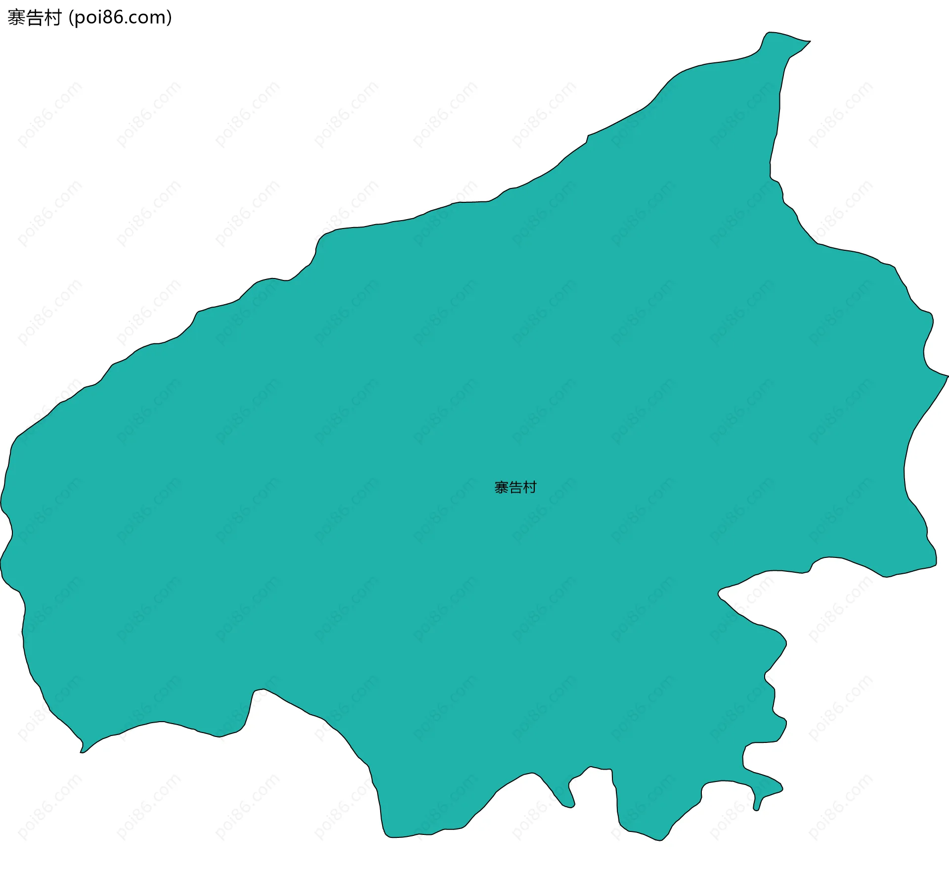 寨告村边界地图