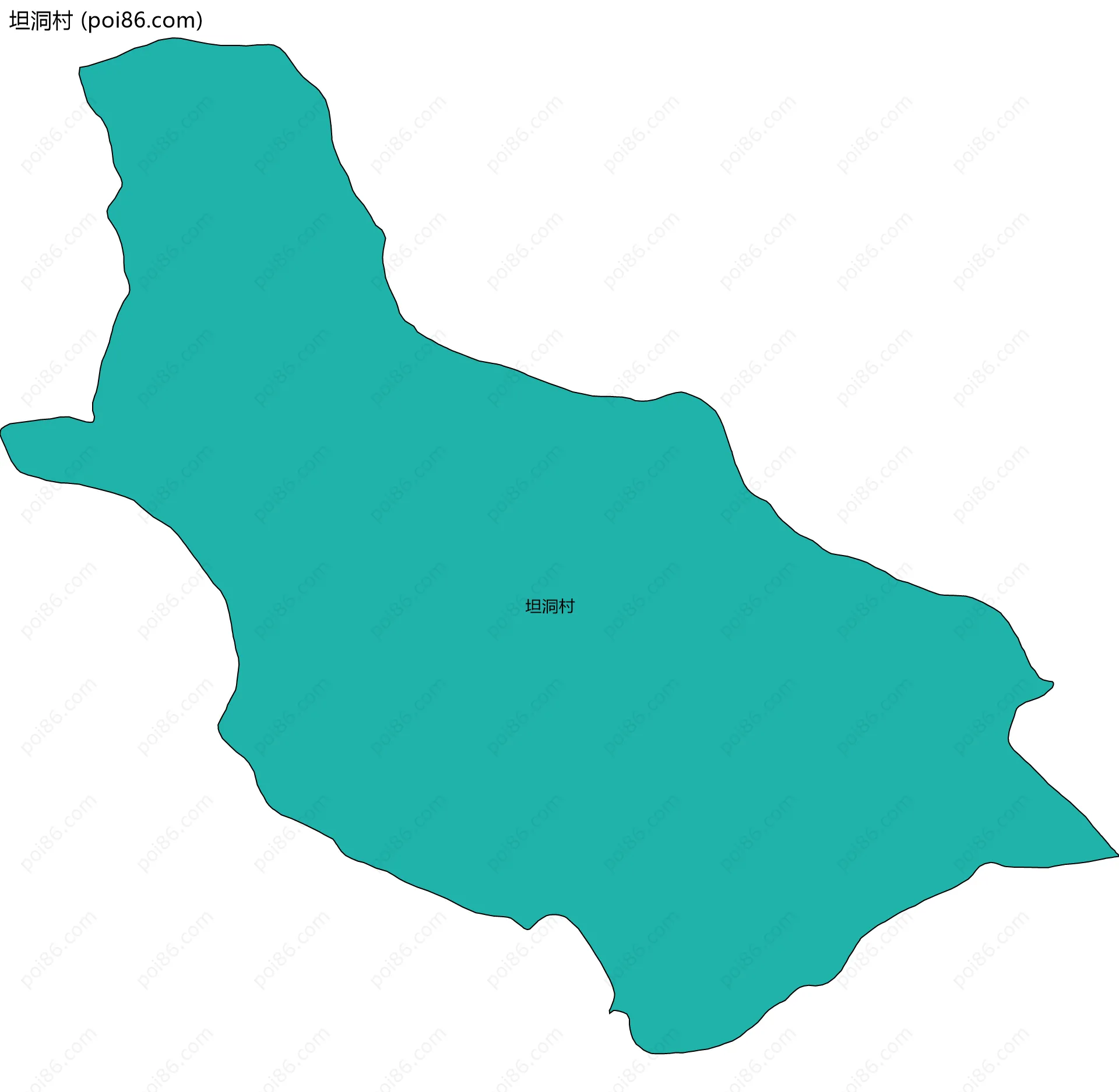 坦洞村边界地图