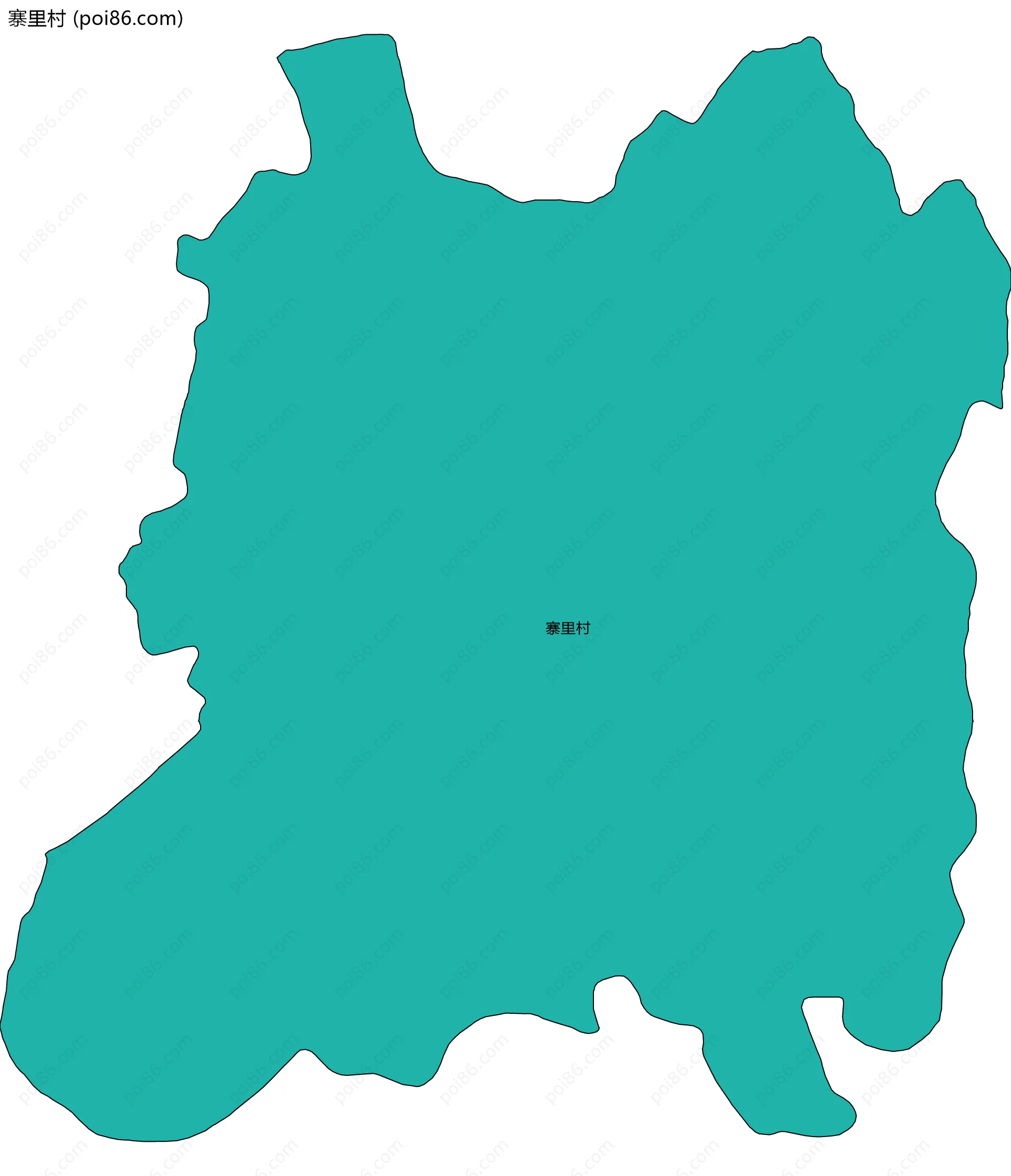 寨里村边界地图