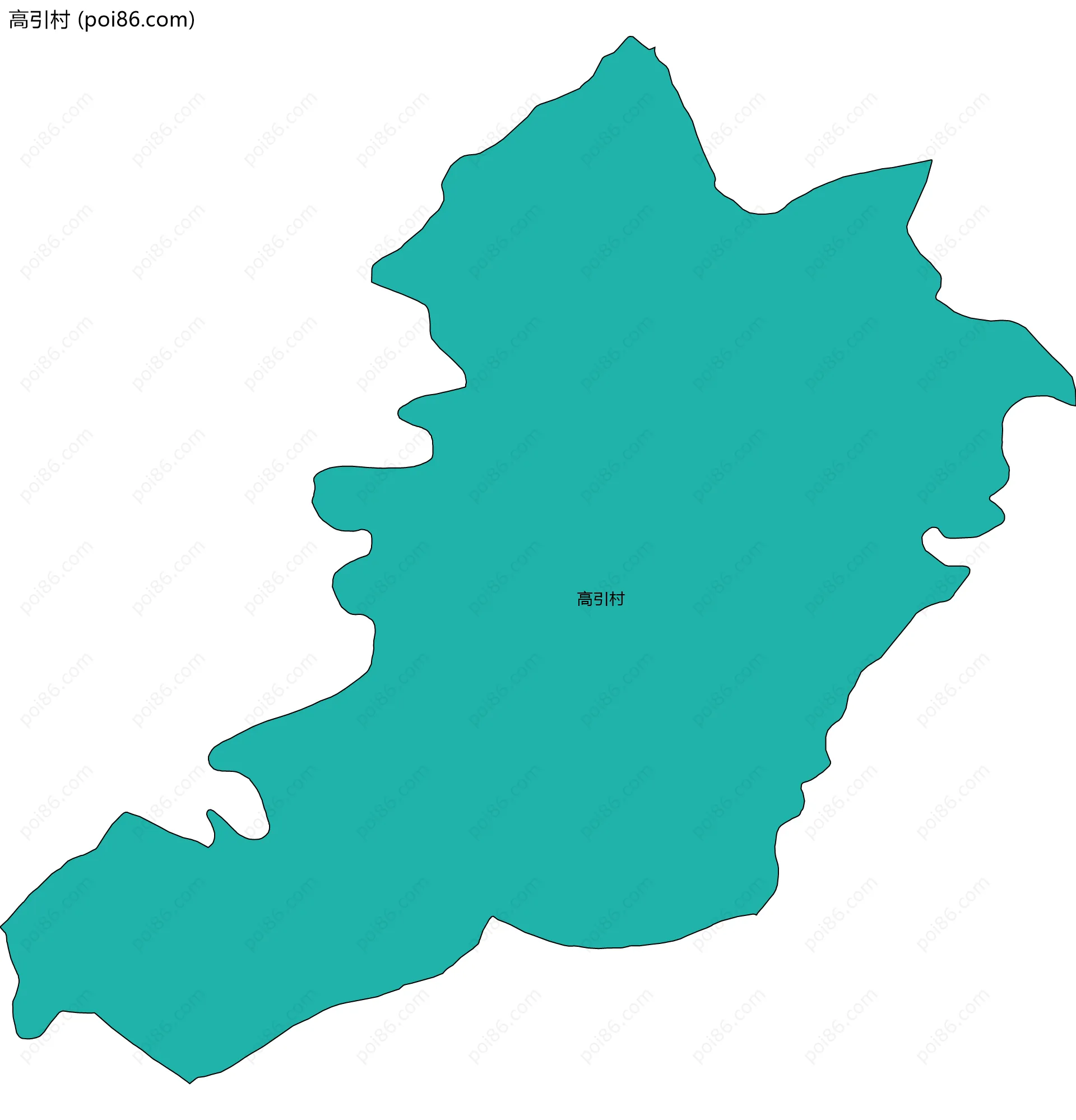 高引村边界地图