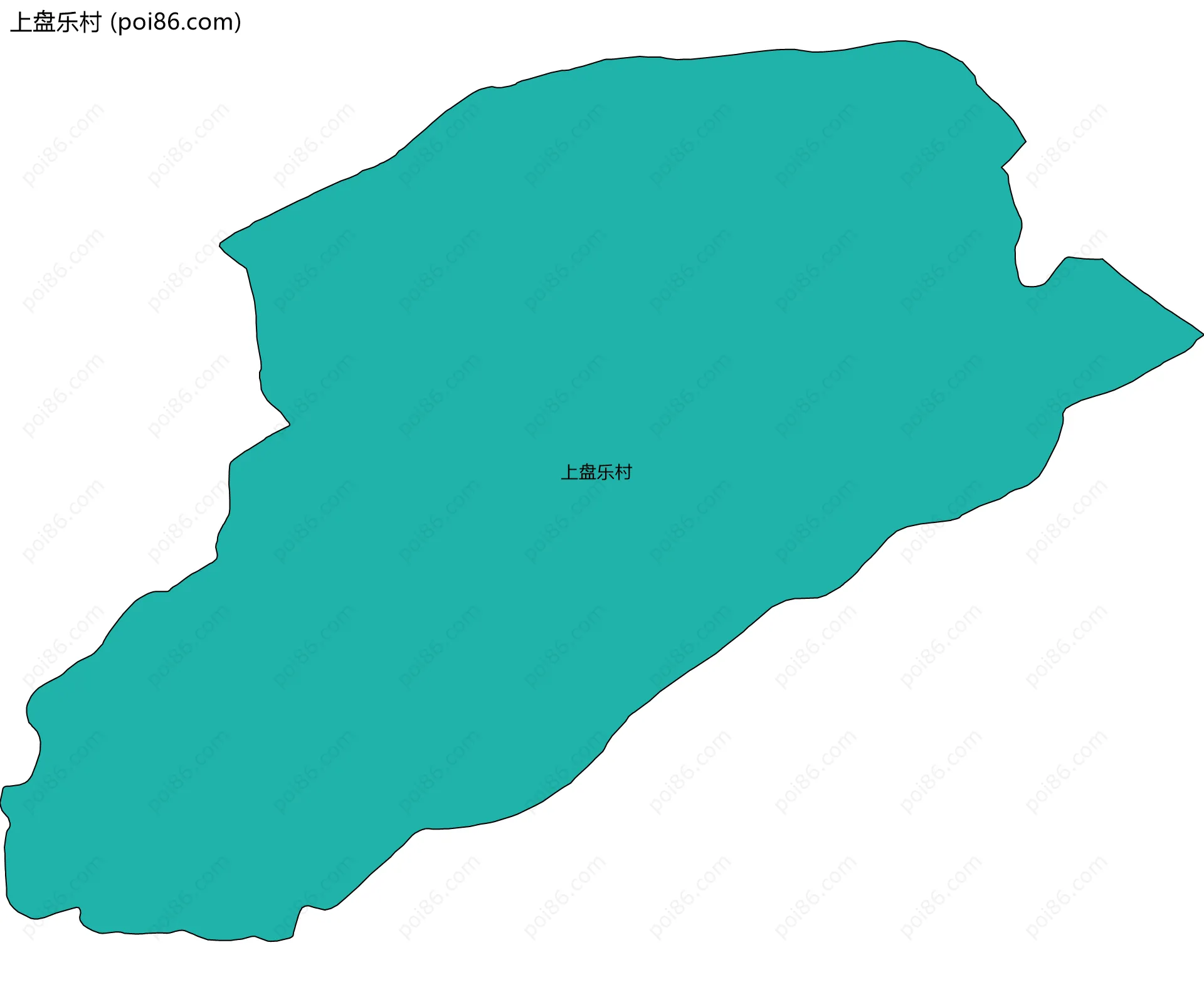 上盘乐村边界地图
