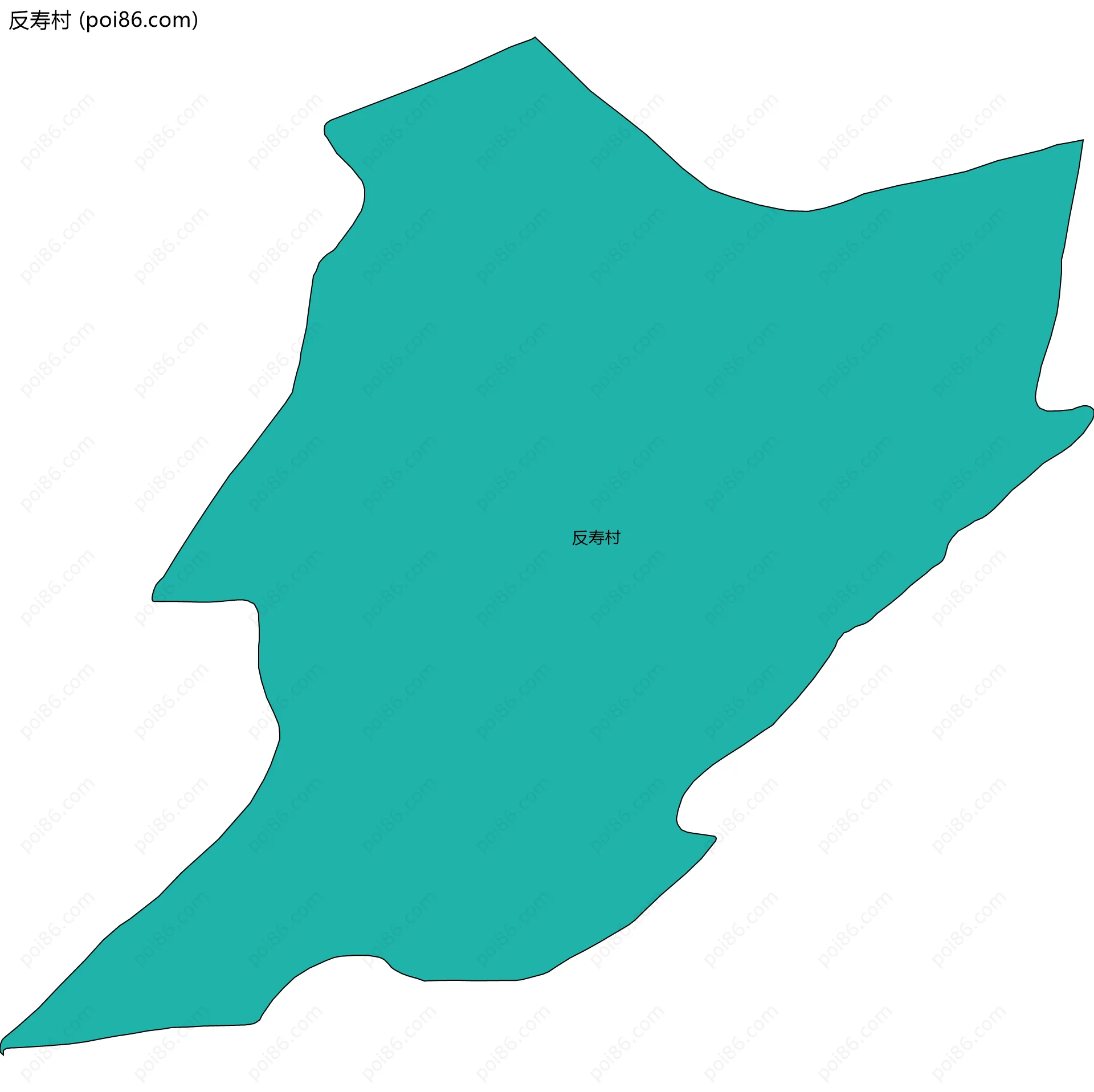 反寿村边界地图