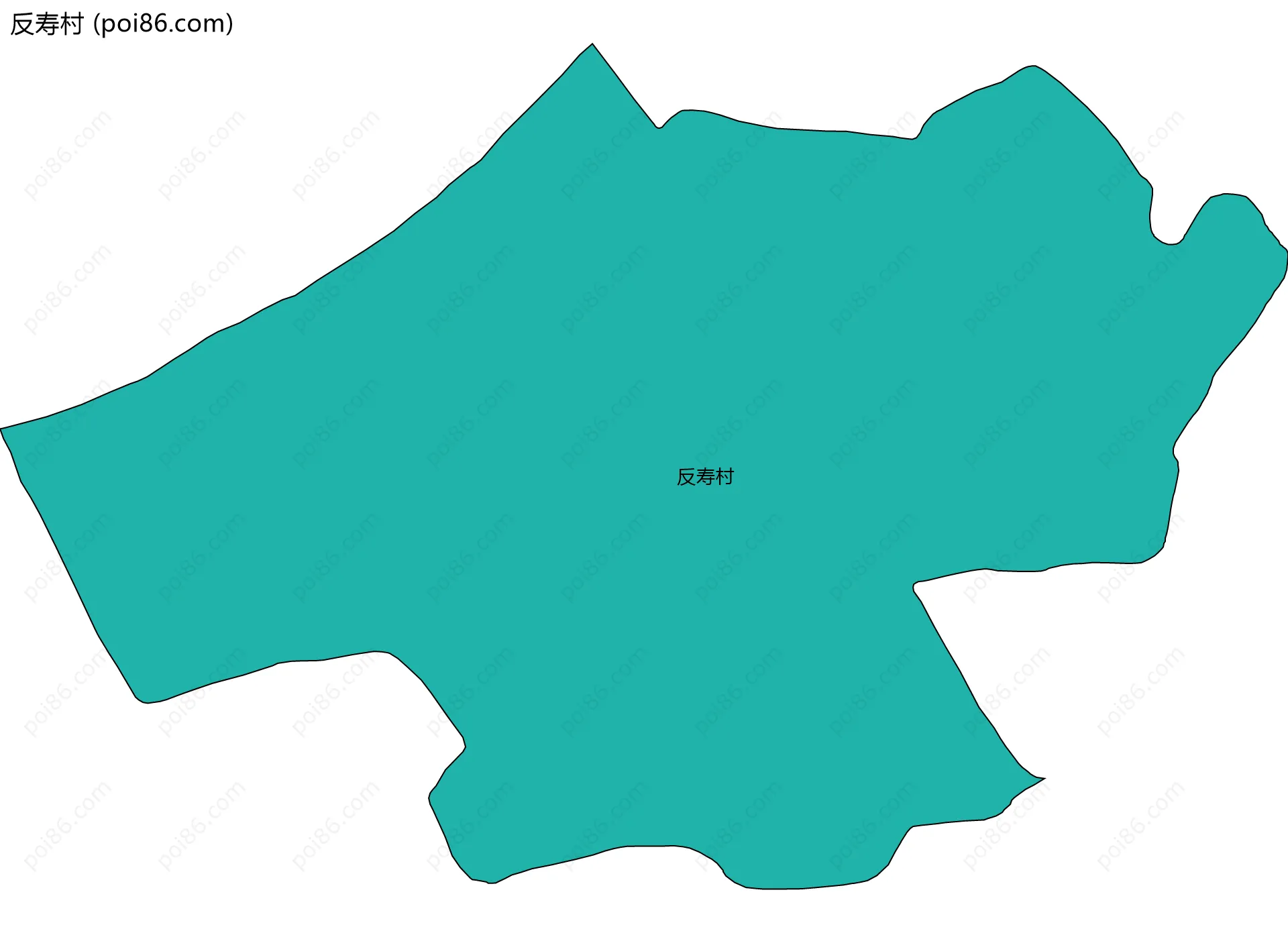 反寿村边界地图
