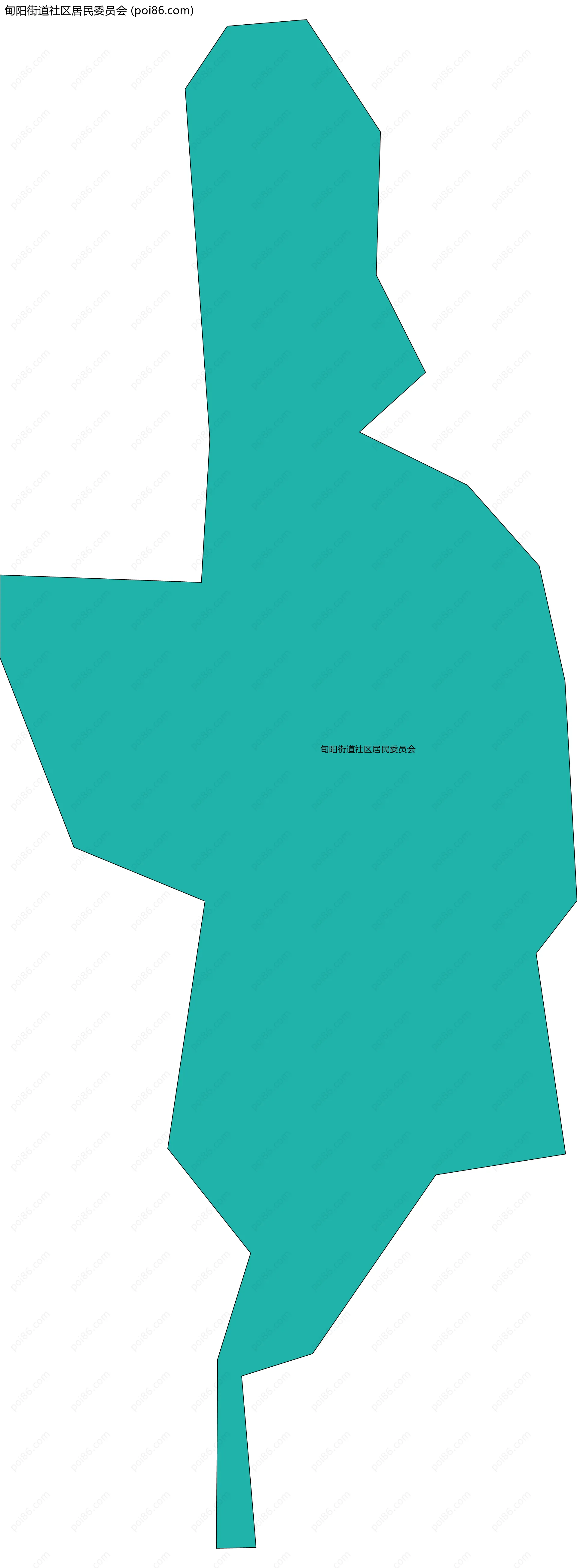 甸阳街道社区居民委员会边界地图