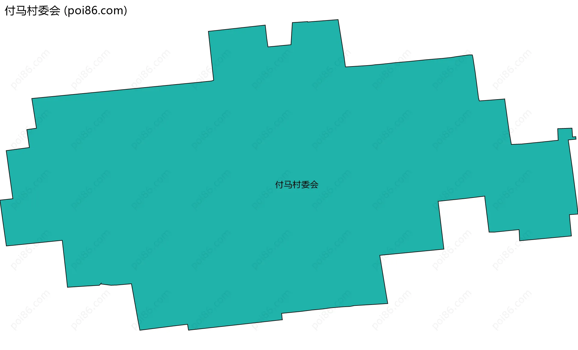 付马村委会边界地图
