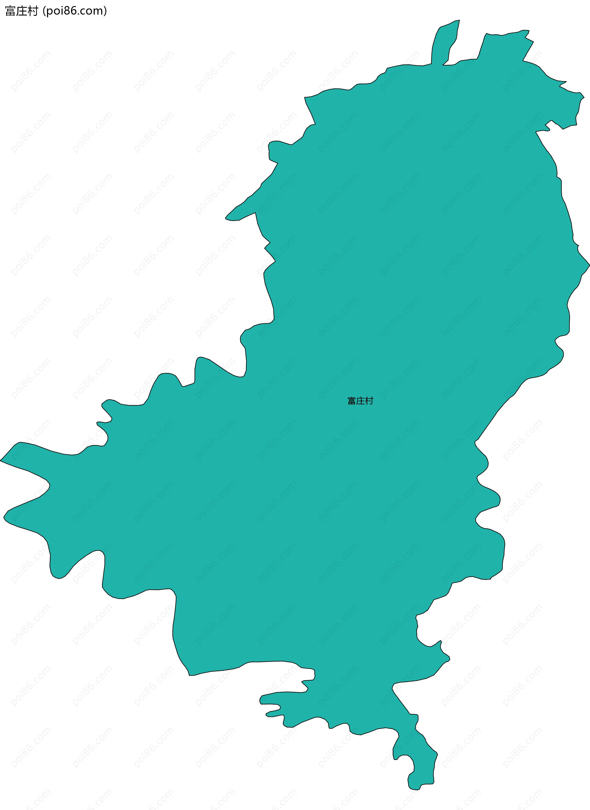 富庄村边界地图