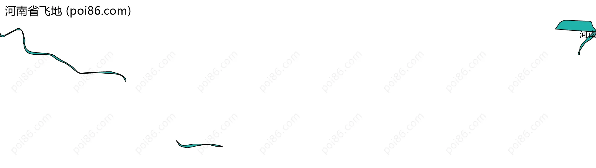 河南省飞地边界地图