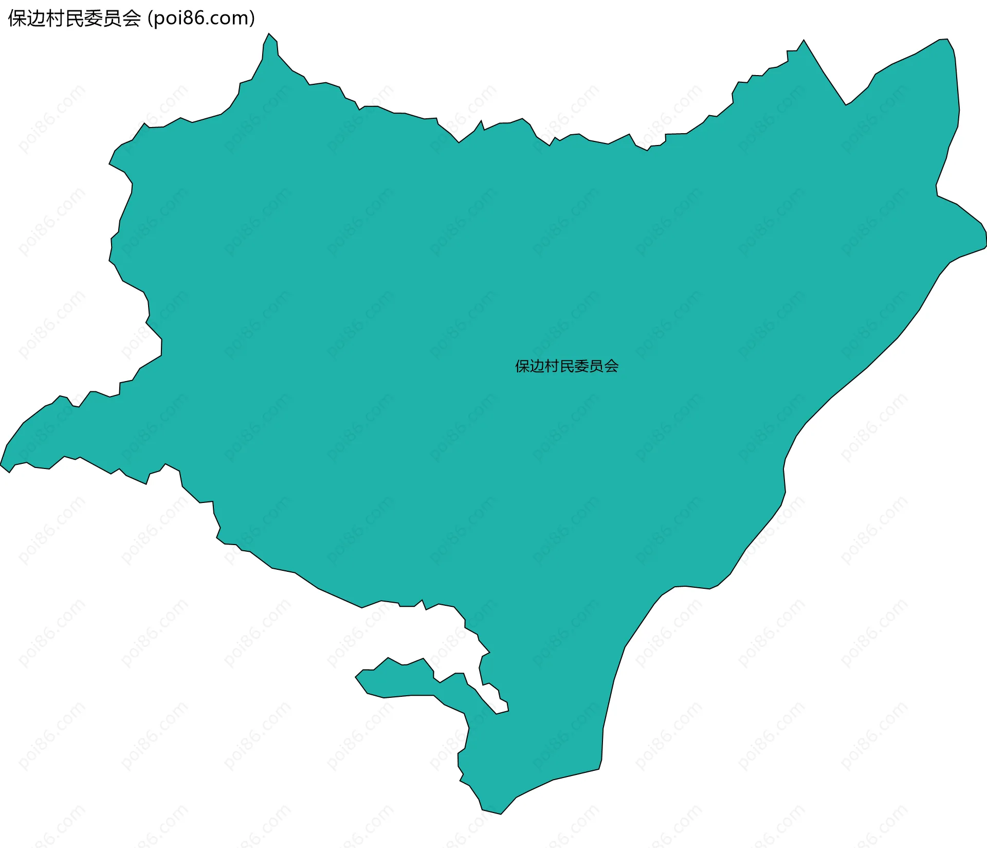 保边村民委员会边界地图