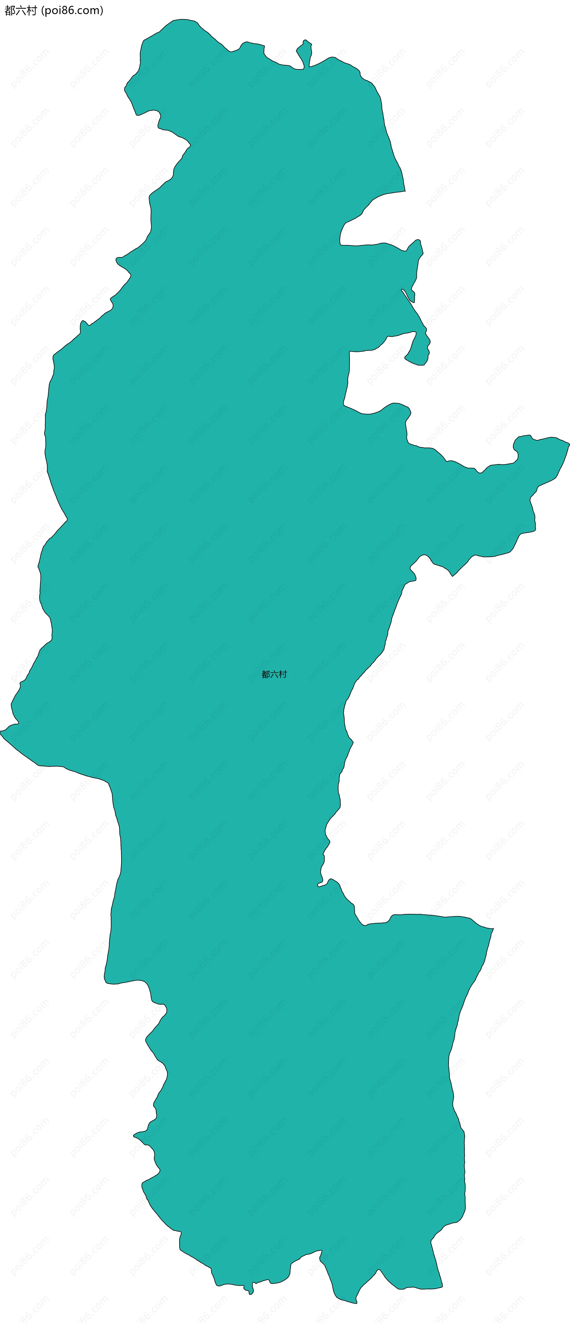 都六村边界地图