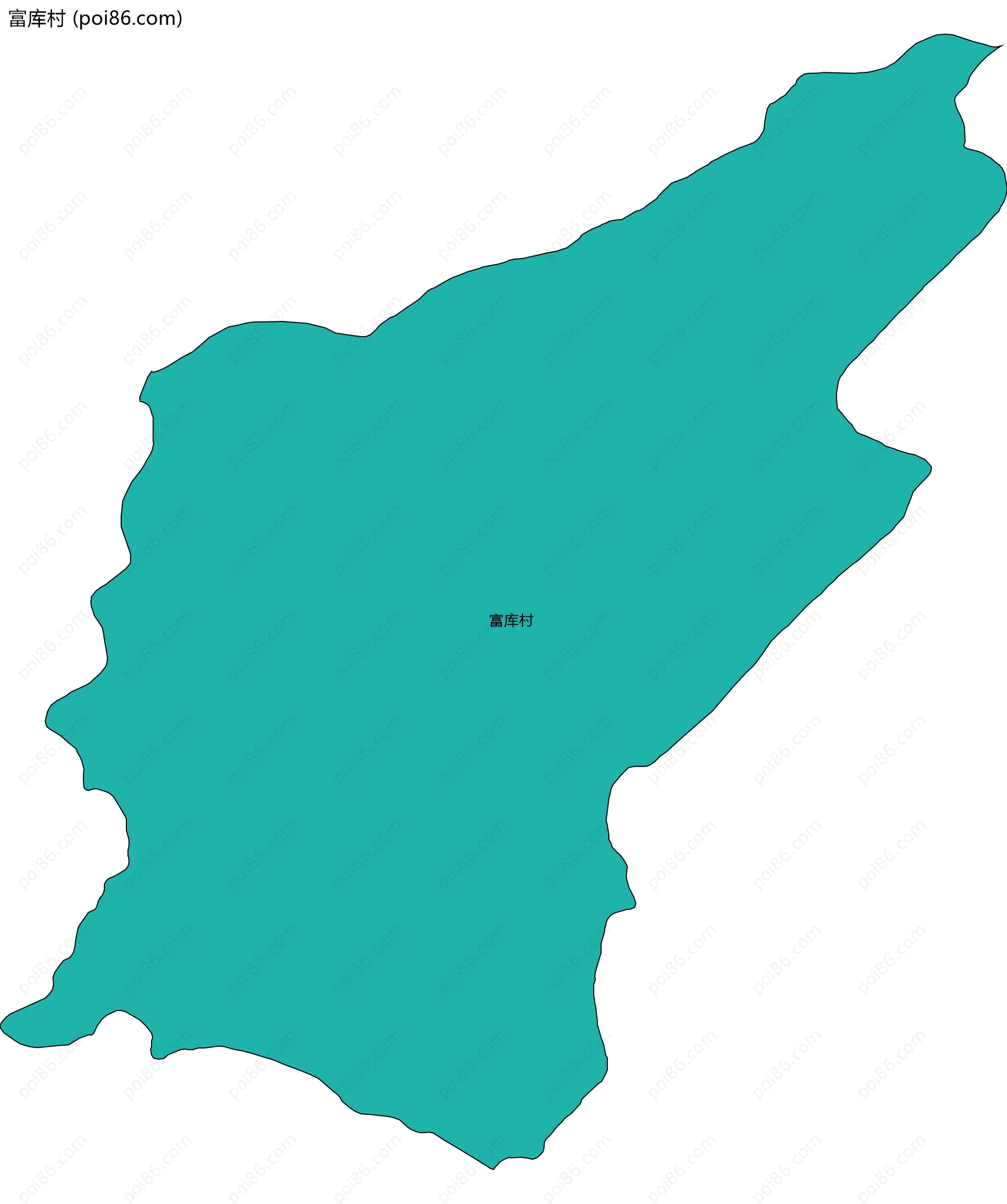 富库村边界地图